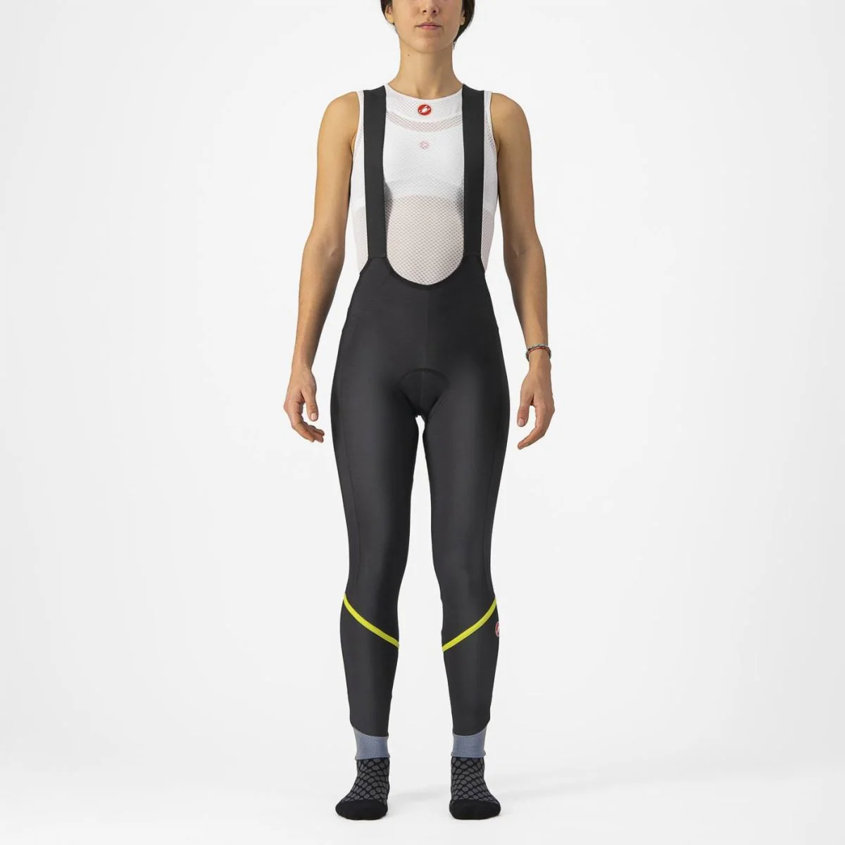 Castelli Women's Bibtight Velocissima DT Bibtight Black Reflex - Image 8