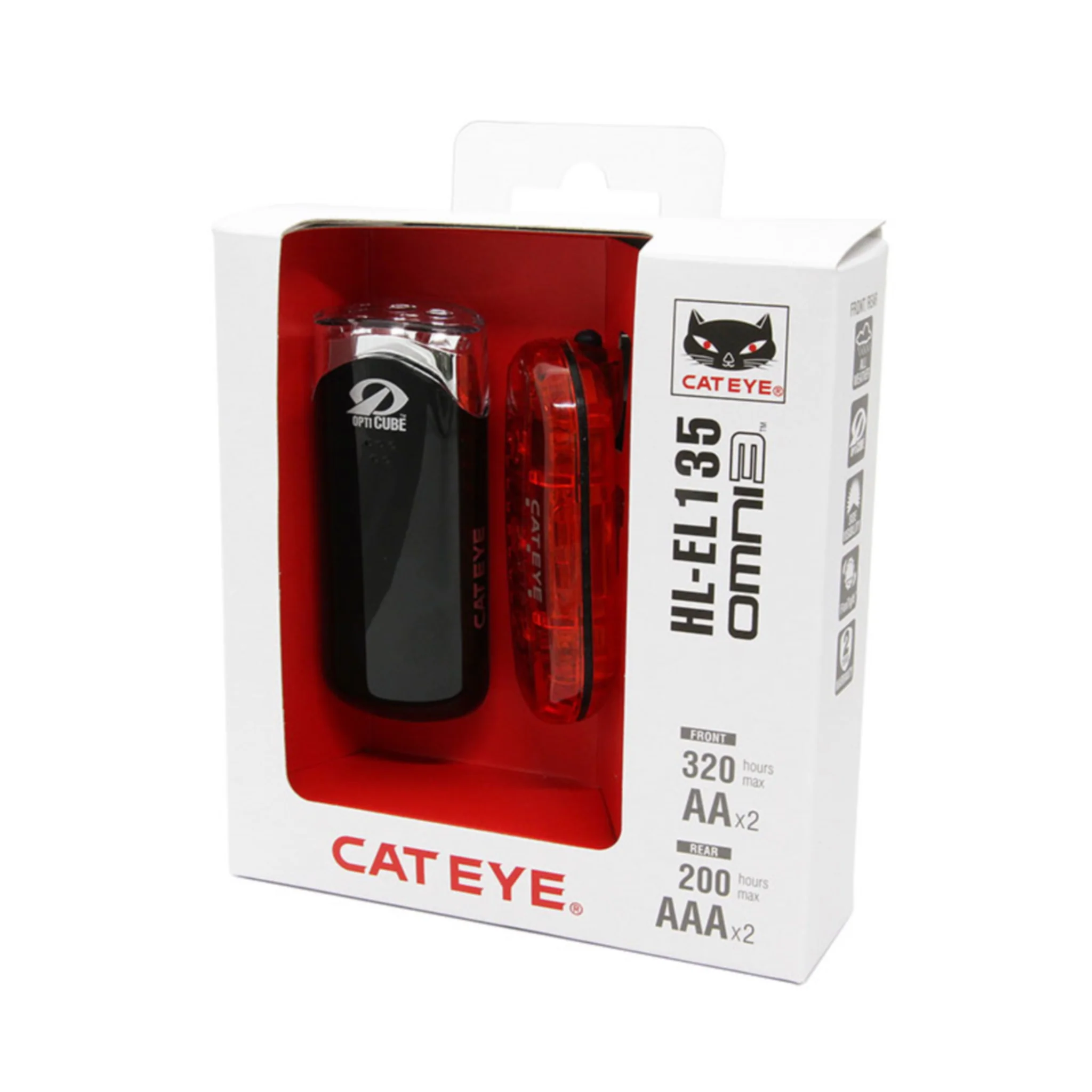 Cateye Lightset EL135 and Omni3 - Image 2