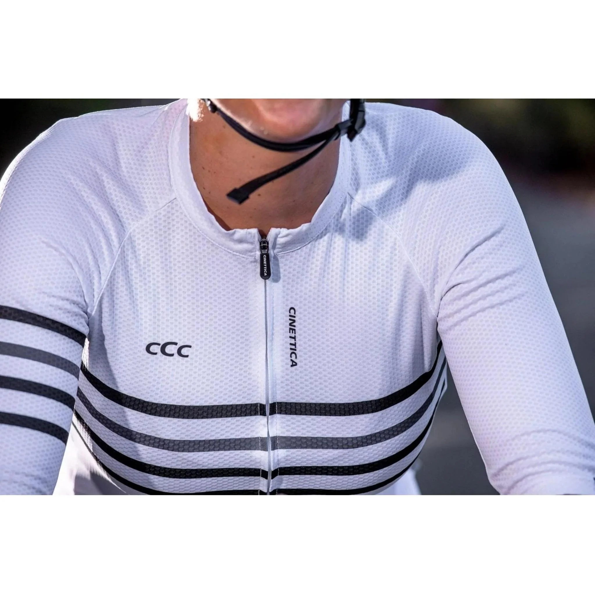 Cinettica Breakaway II Short Sleeve Road Jersey White - Image 4