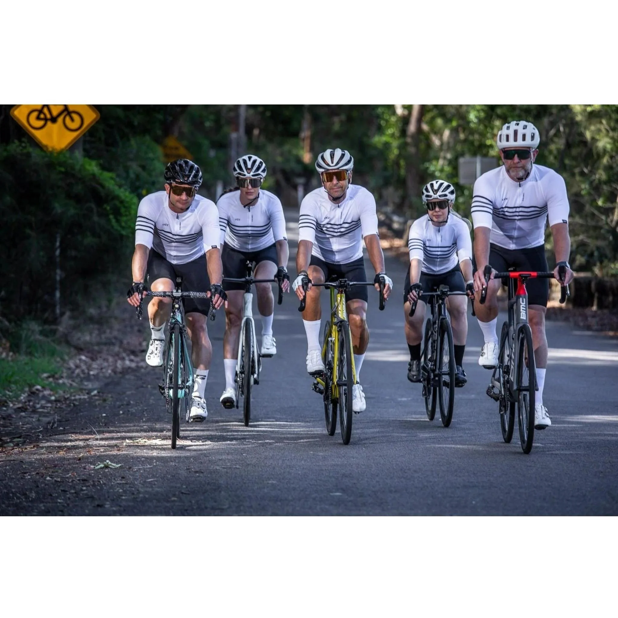 Cinettica Breakaway II Short Sleeve Road Jersey White - Image 5