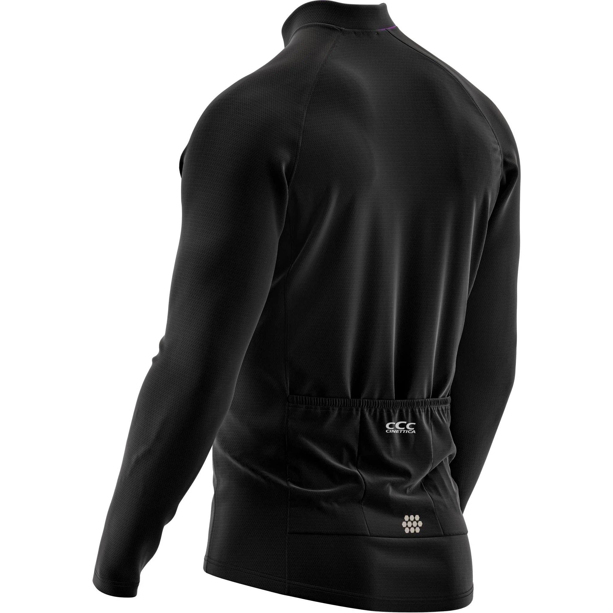 Cinettica Calculus Long Sleeve Road Jersey Black - Image 2