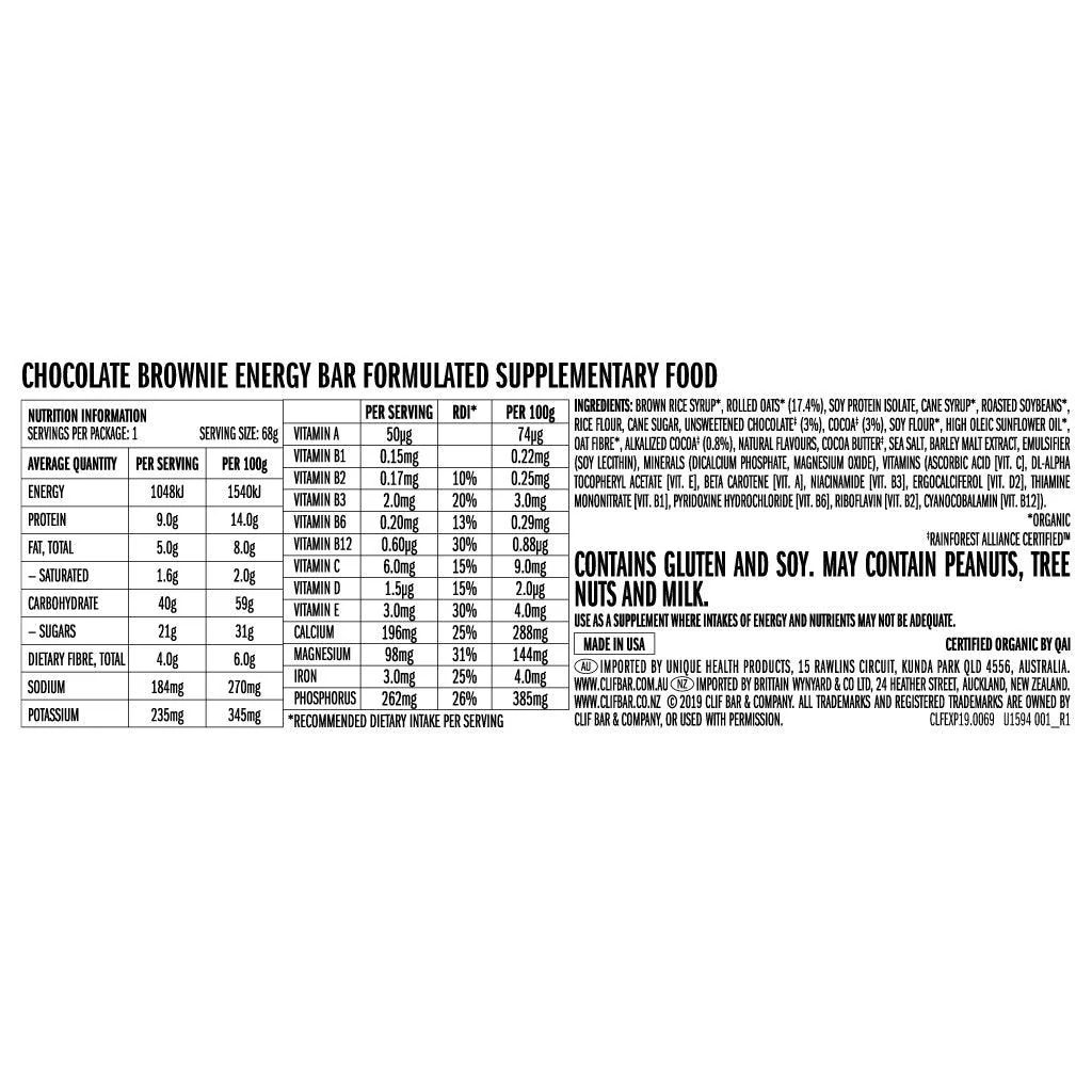 CLIF Bar Energy Bar 68g Peanut Butter Banana with Dark Chocolate - Image 2