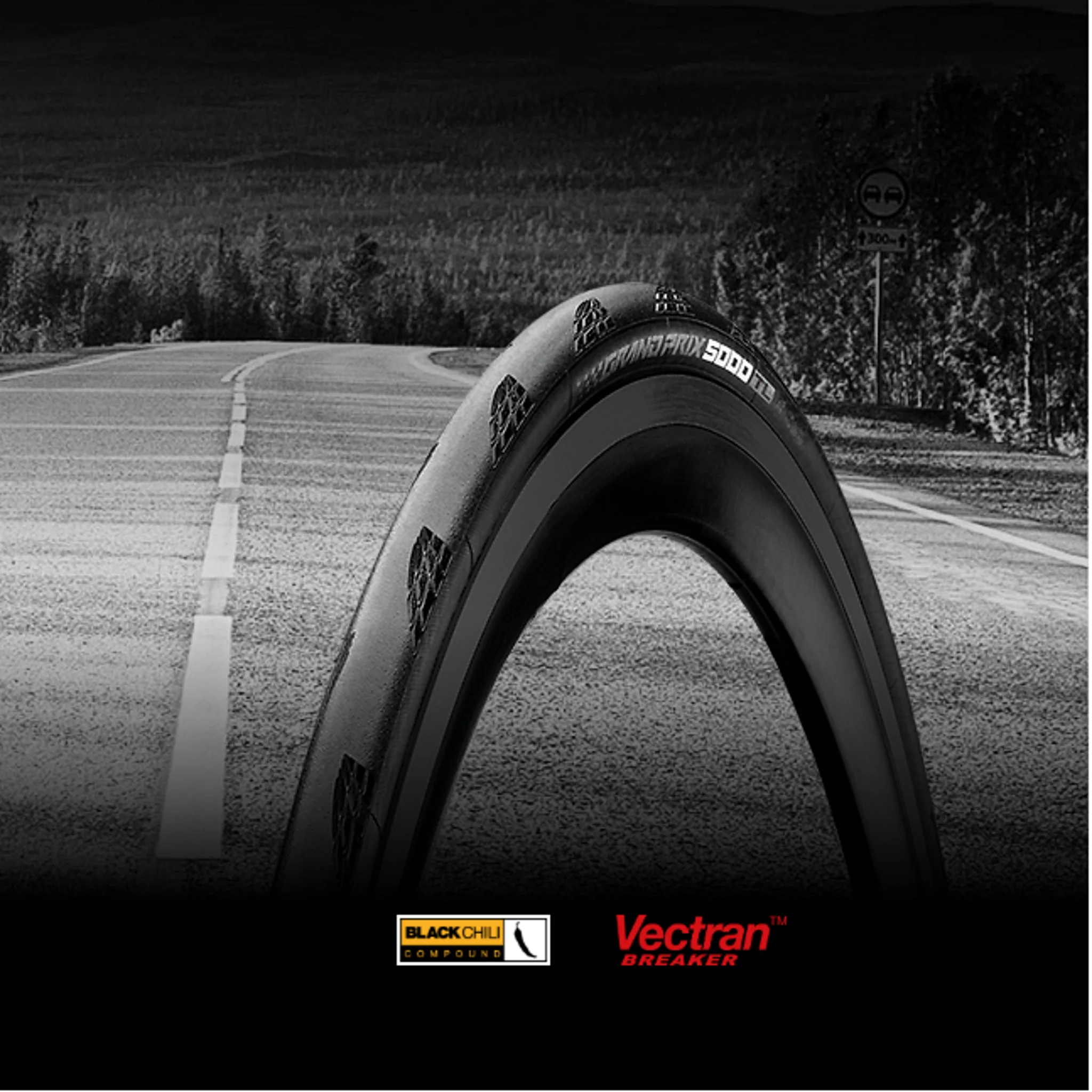 Continental Tyre GP5000 Clincher Road 700 x 25 Black/Translucent - Image 2