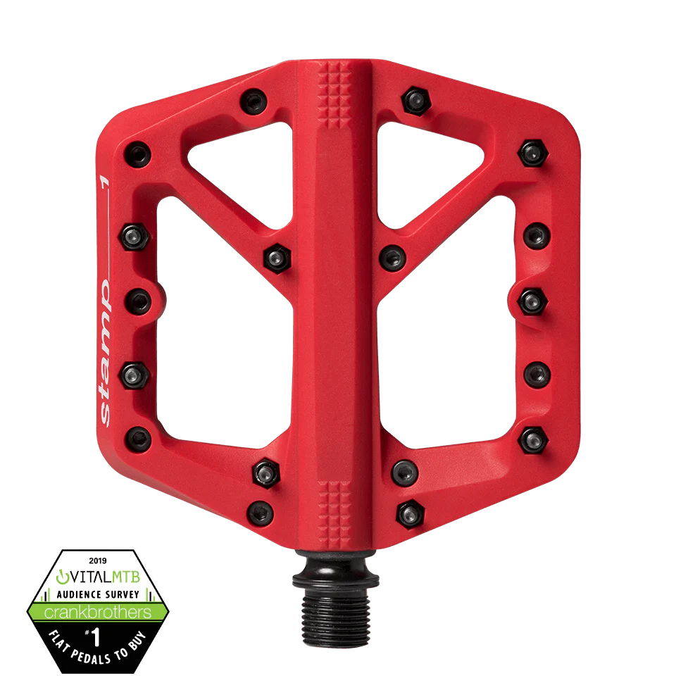 Crankbrothers Pedal Stamp 1 Small Red