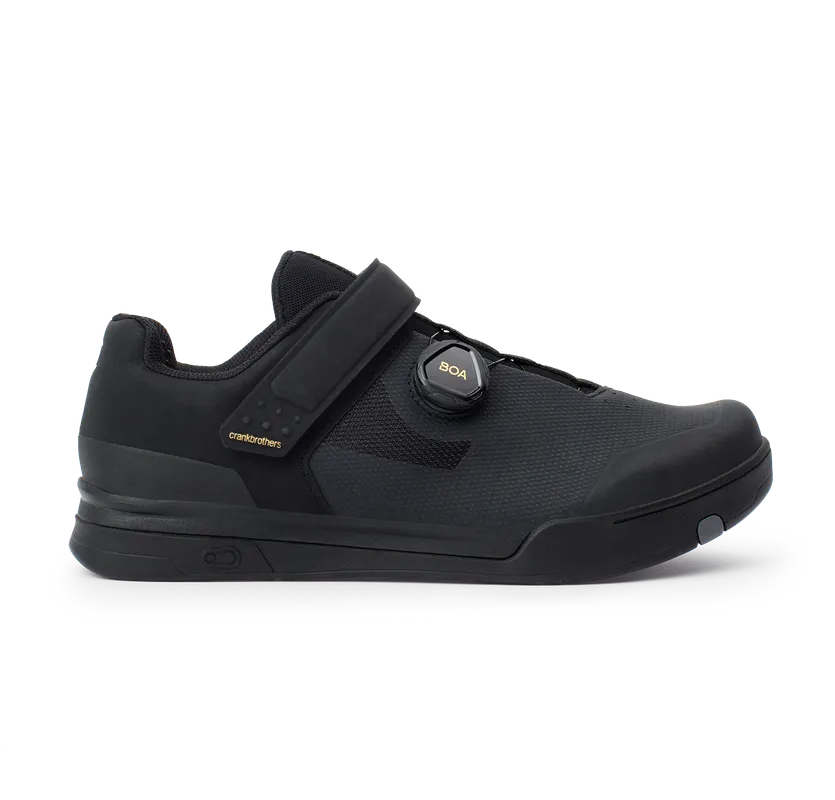 Crankbrothers Shoes Mallet Boa Black / Gold - Black outsole - Image 2