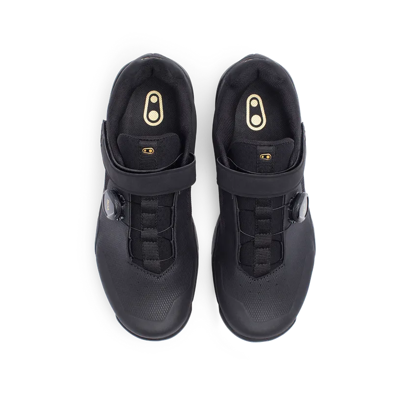 Crankbrothers Shoes Mallet E Boa Black / Gold - Black outsole - Image 3