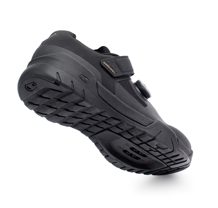 Crankbrothers Shoes Mallet E Boa Black / Gold - Black outsole - Image 6