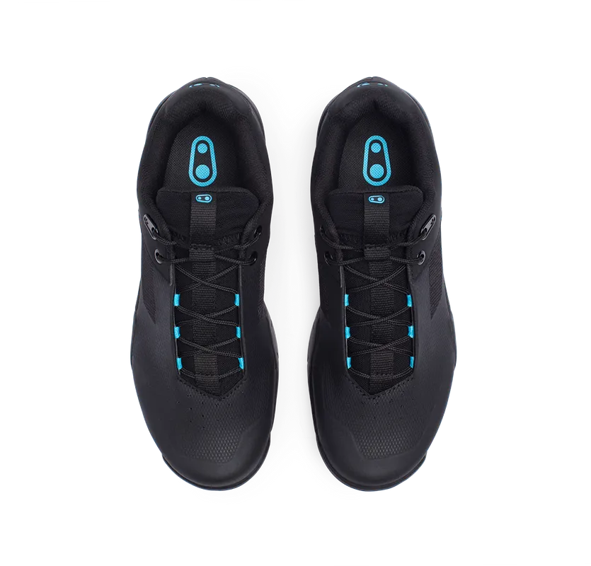Crankbrothers Shoes Mallet E Lace Black / Blue - Black outsole - Image 3