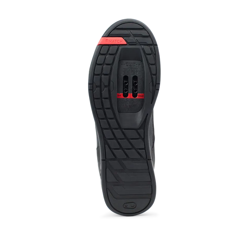 Crankbrothers Shoes Mallet Lace Black / Red - Black outsole - Image 6