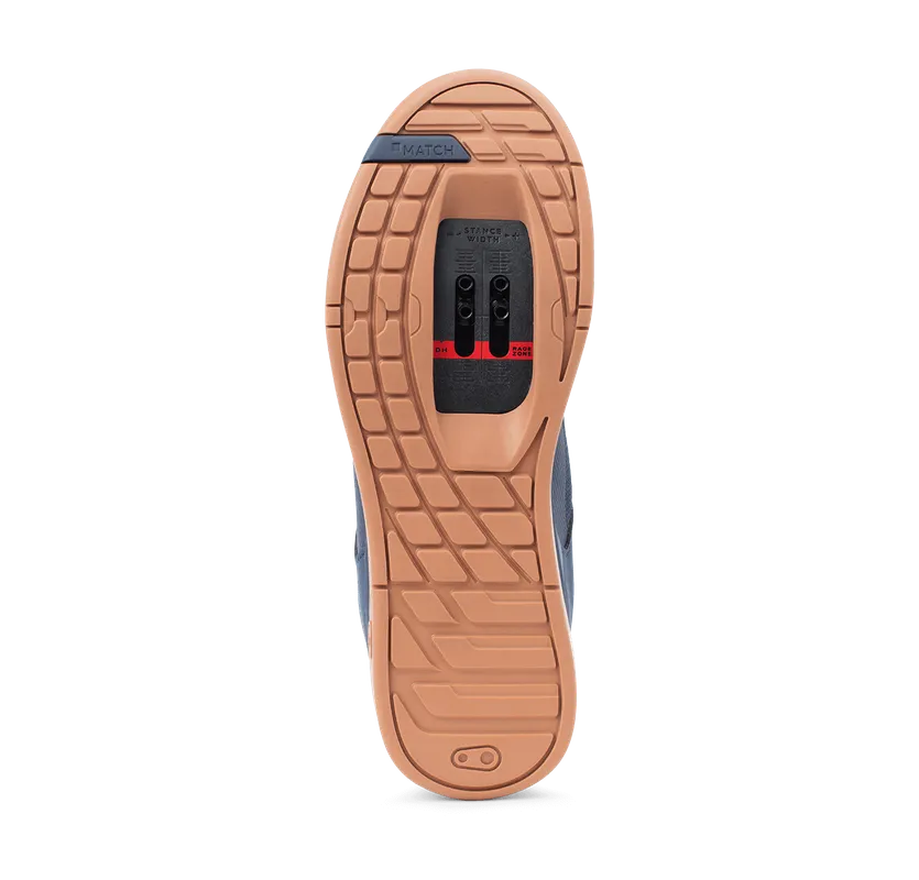 Crankbrothers Shoes Mallet Lace Navy / Silver - Gum outsole - Image 6
