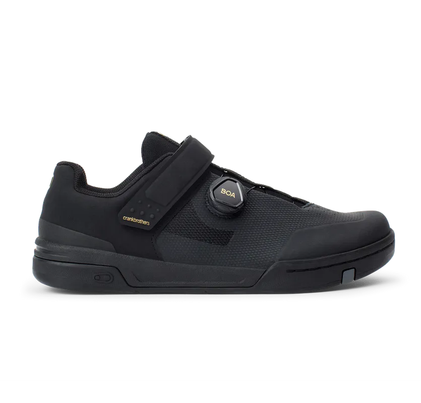 Crankbrothers Shoes Stamp Boa Black / Gold - Black outsole - Image 2