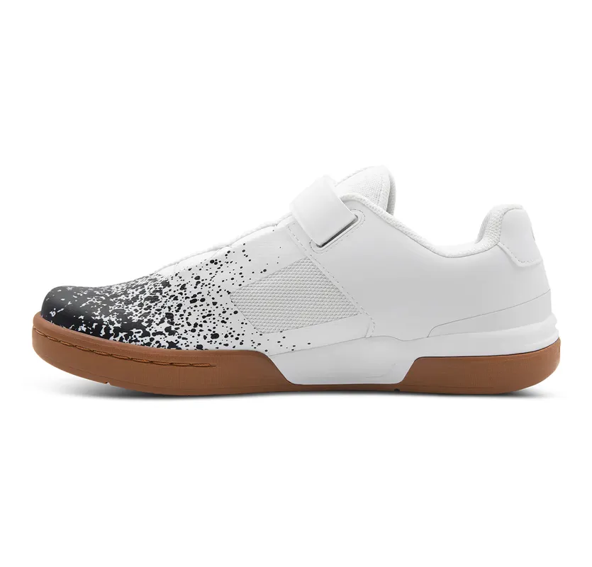 Crankbrothers Shoes Stamp Boa White / Black Splatter - Gum outsole - Image 5