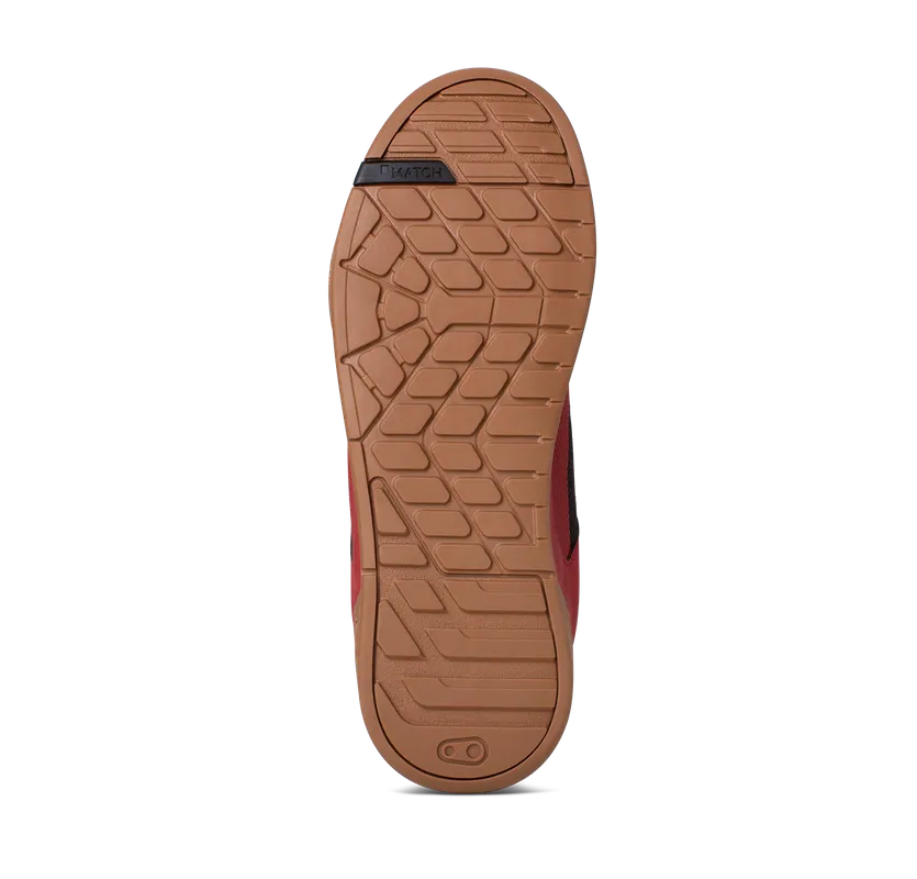 Crankbrothers Shoes Stamp Lace Pump For Peace Red / Black - Gum outsole - Image 5