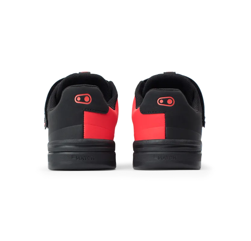 Crankbrothers Shoes Stamp Speedlace Grey / Red - Black outsole 6.0 - Image 4