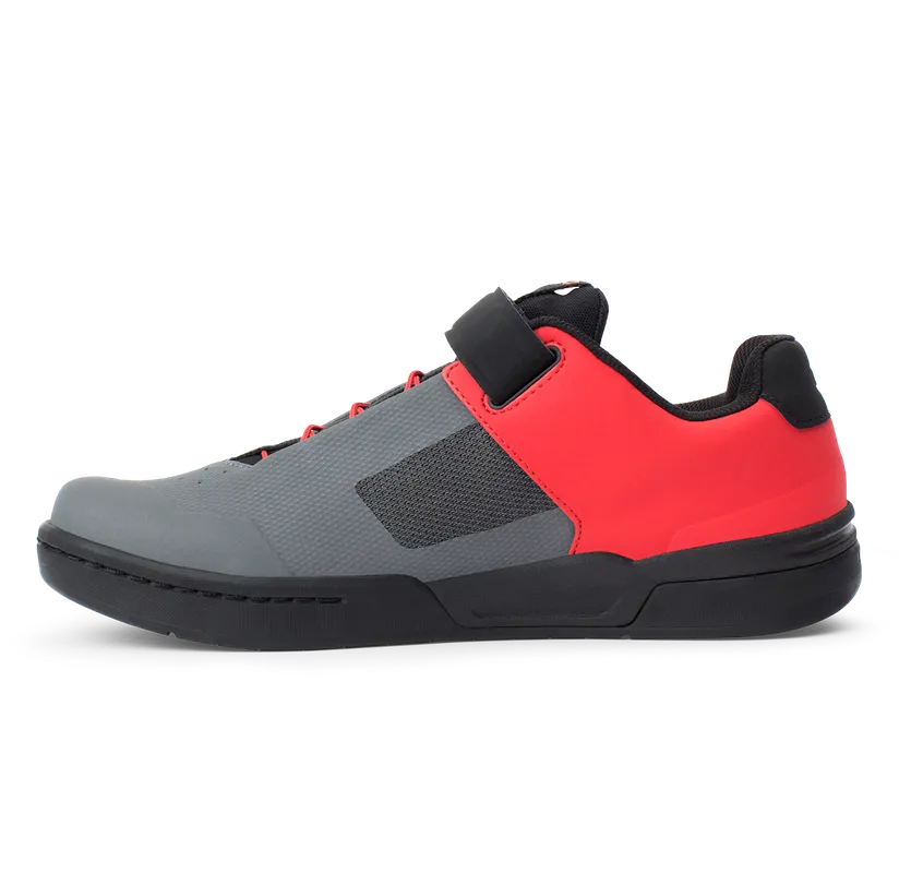 Crankbrothers Shoes Stamp Speedlace Grey / Red - Black outsole 6.0 - Image 5