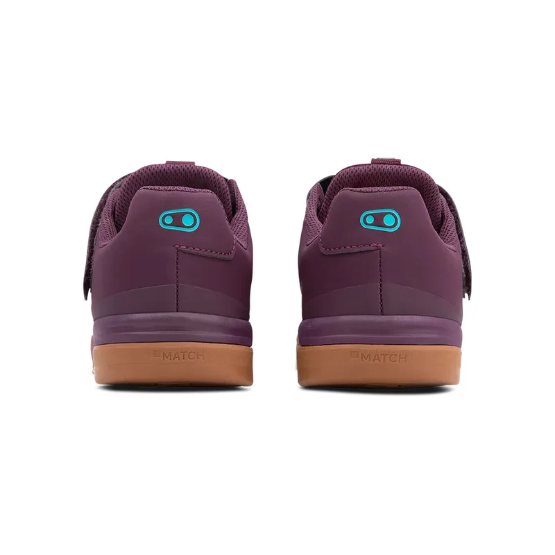 Crankbrothers Shoes Stamp Speedlace Purple / Teal Blue - Gum outsole - Image 4