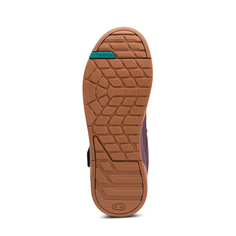 Crankbrothers Shoes Stamp Speedlace Purple / Teal Blue - Gum outsole - Image 6