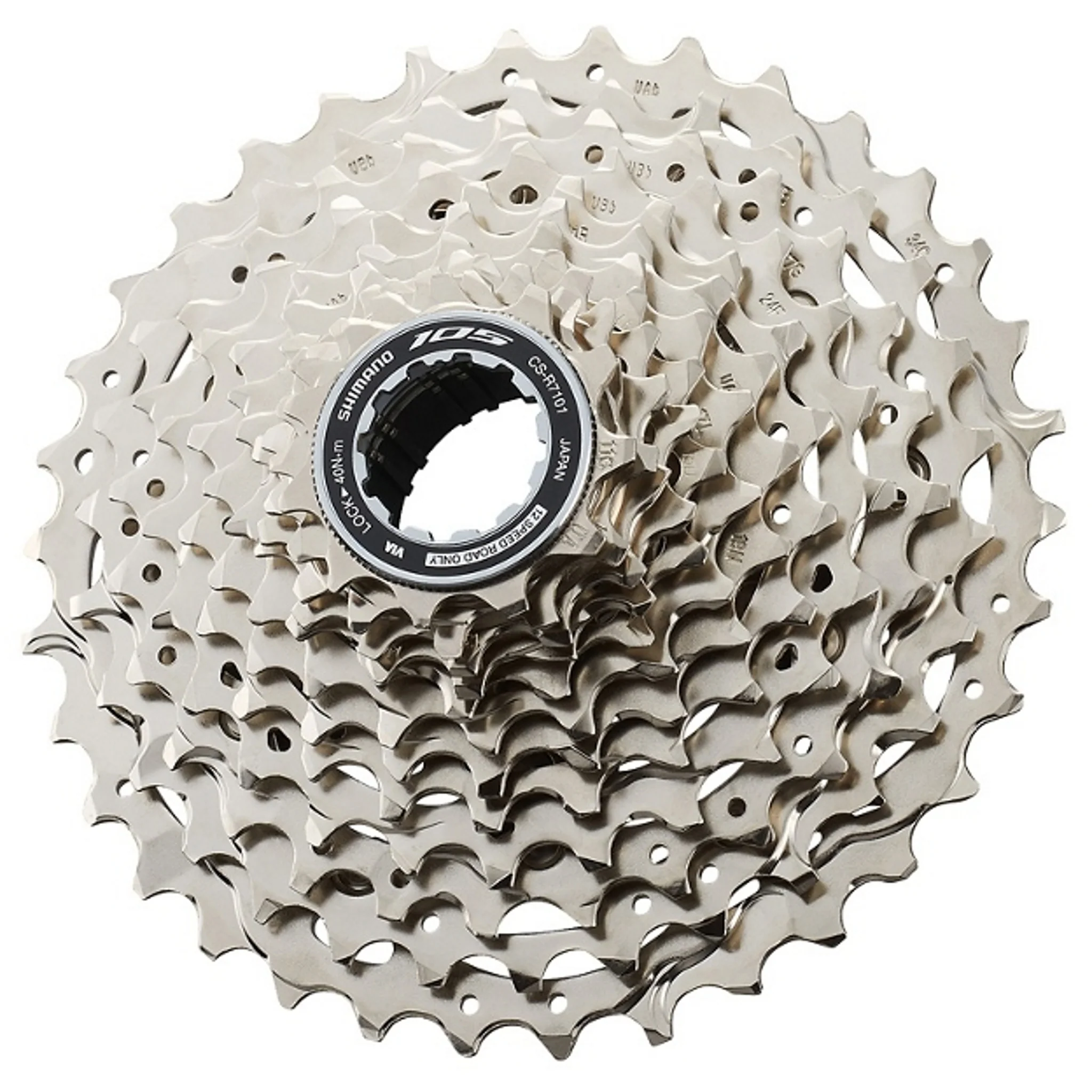 Shimano 105 CS-R7100 12 Speed Cassette 11-34T - Image 2