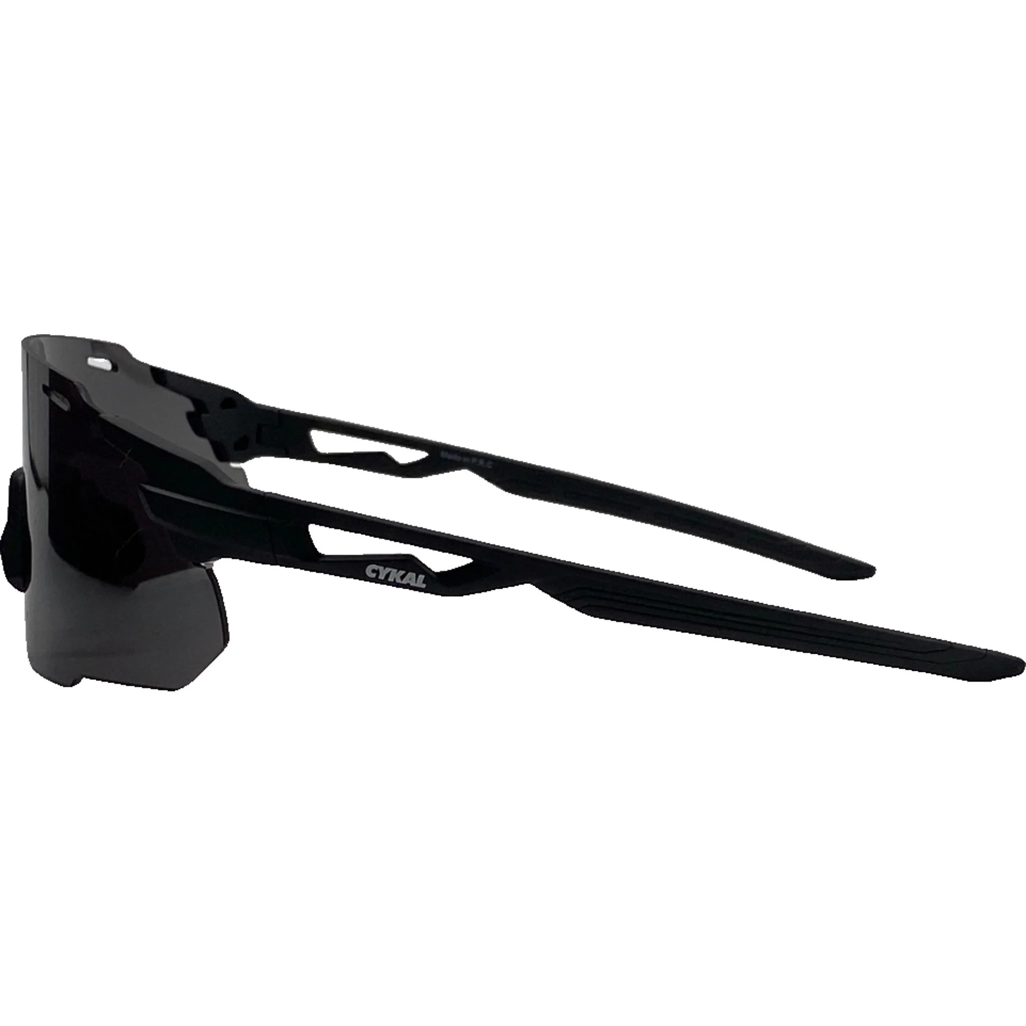 Cykal Kick Sunglasses Matte Black - Grey Lens - Image 3