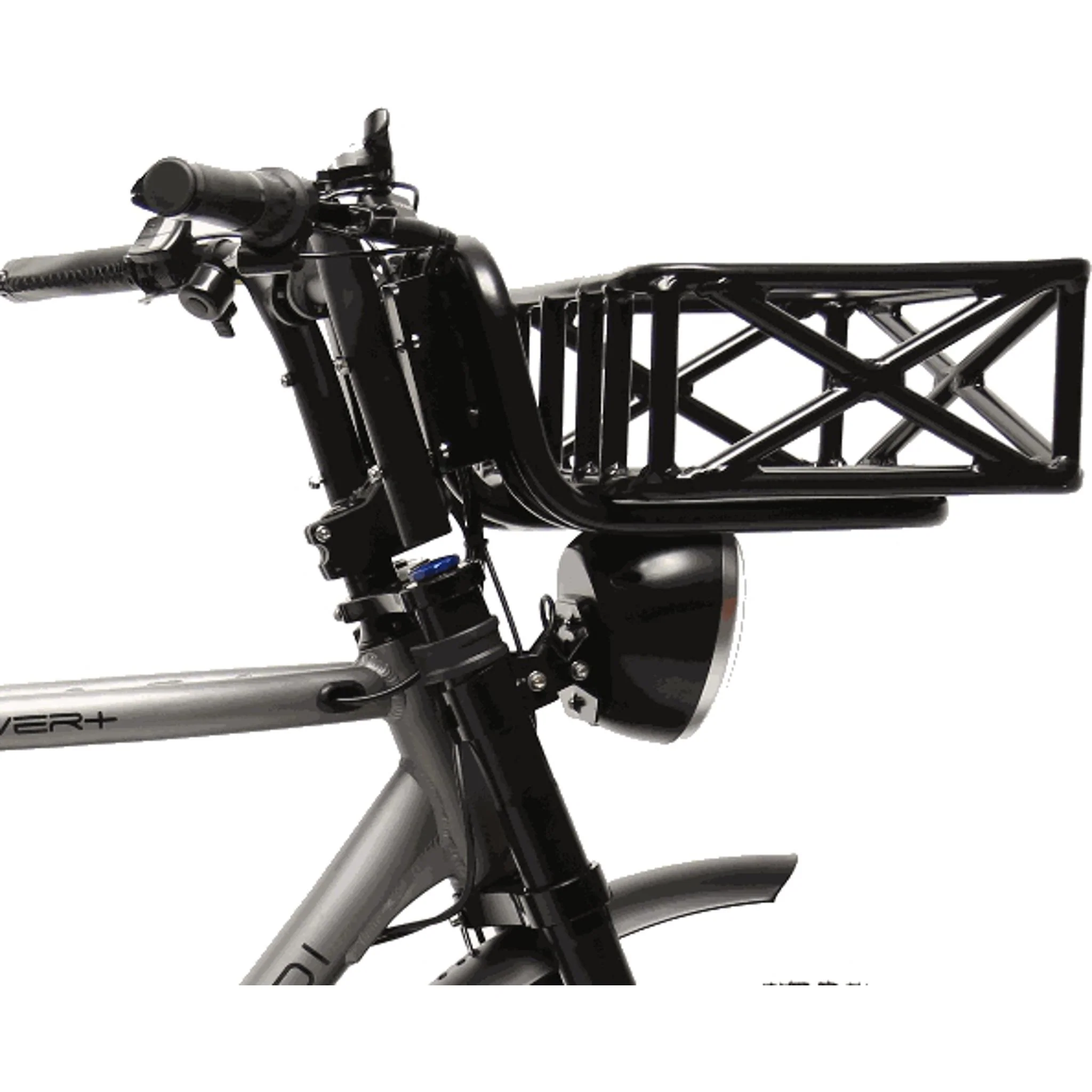DiRodi Rover Front L-Style Carrier Rack and Large Basket Set