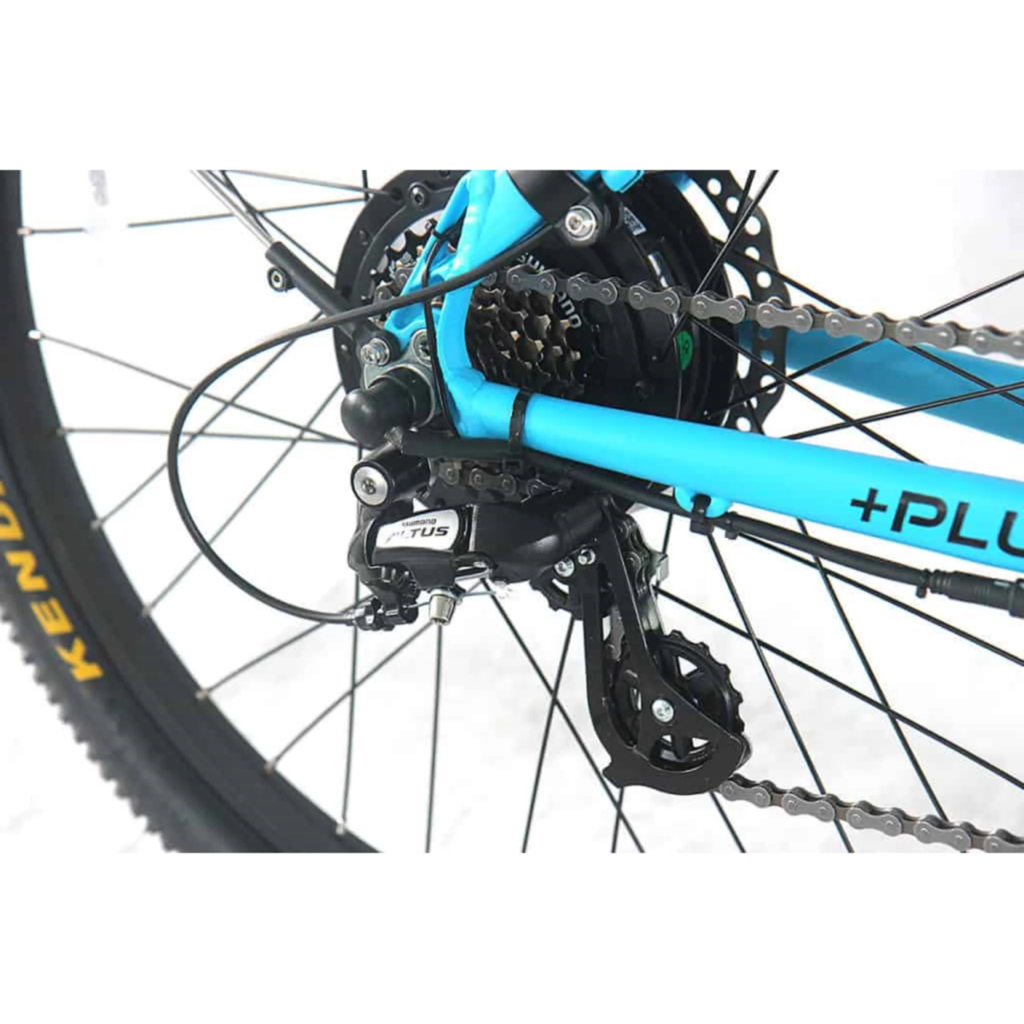 E-Rider Summit Electric Bike 460wh Battery 27.5" Wheels Blue - Image 5