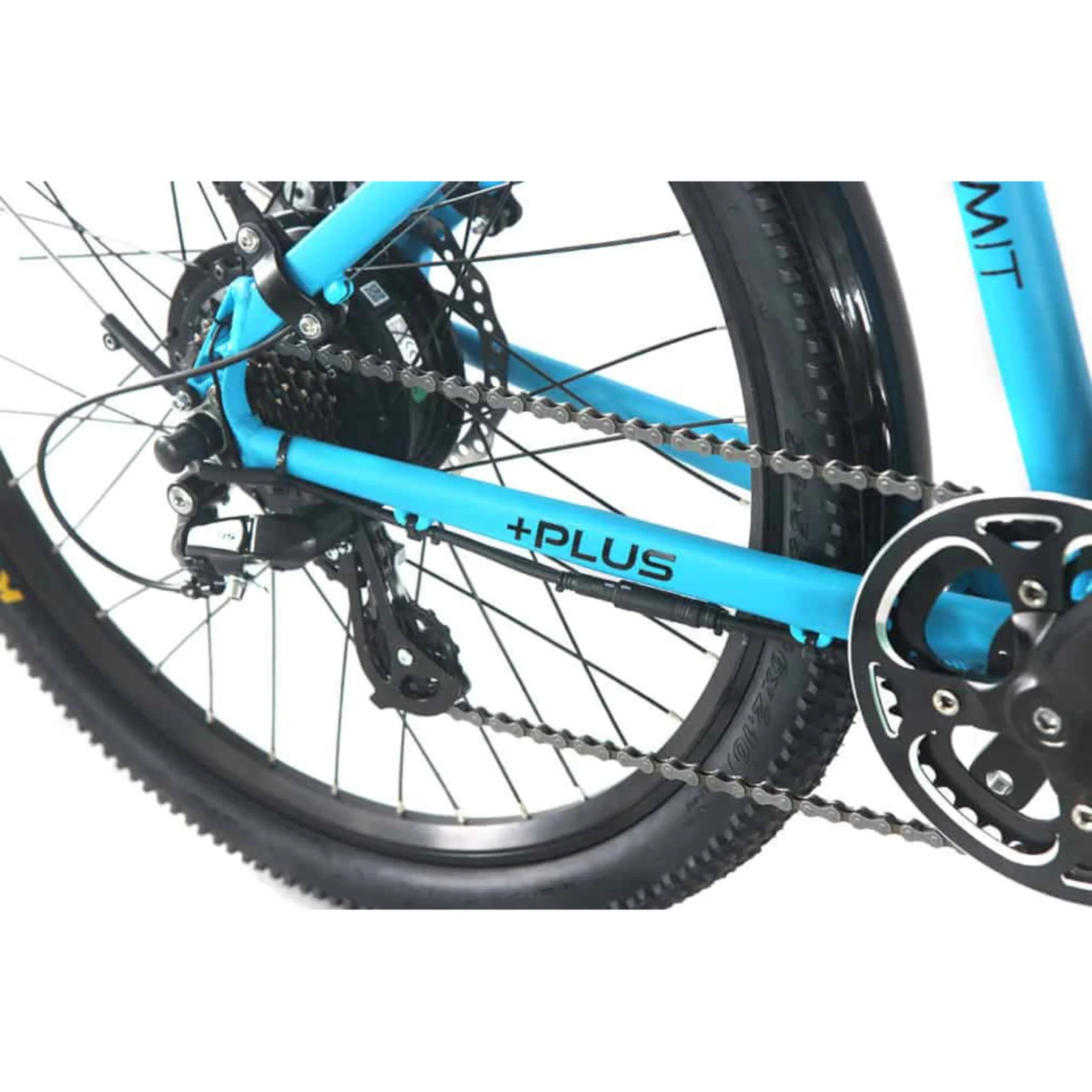 E-Rider Summit Electric Bike 460wh Battery 27.5" Wheels Blue - Image 6