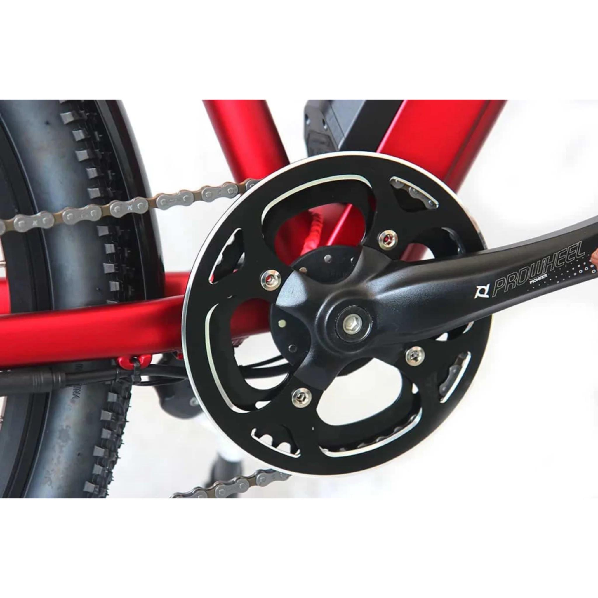 E-Rider Summit Electric Bike 460wh Battery 27.5" Wheels Red - Image 6