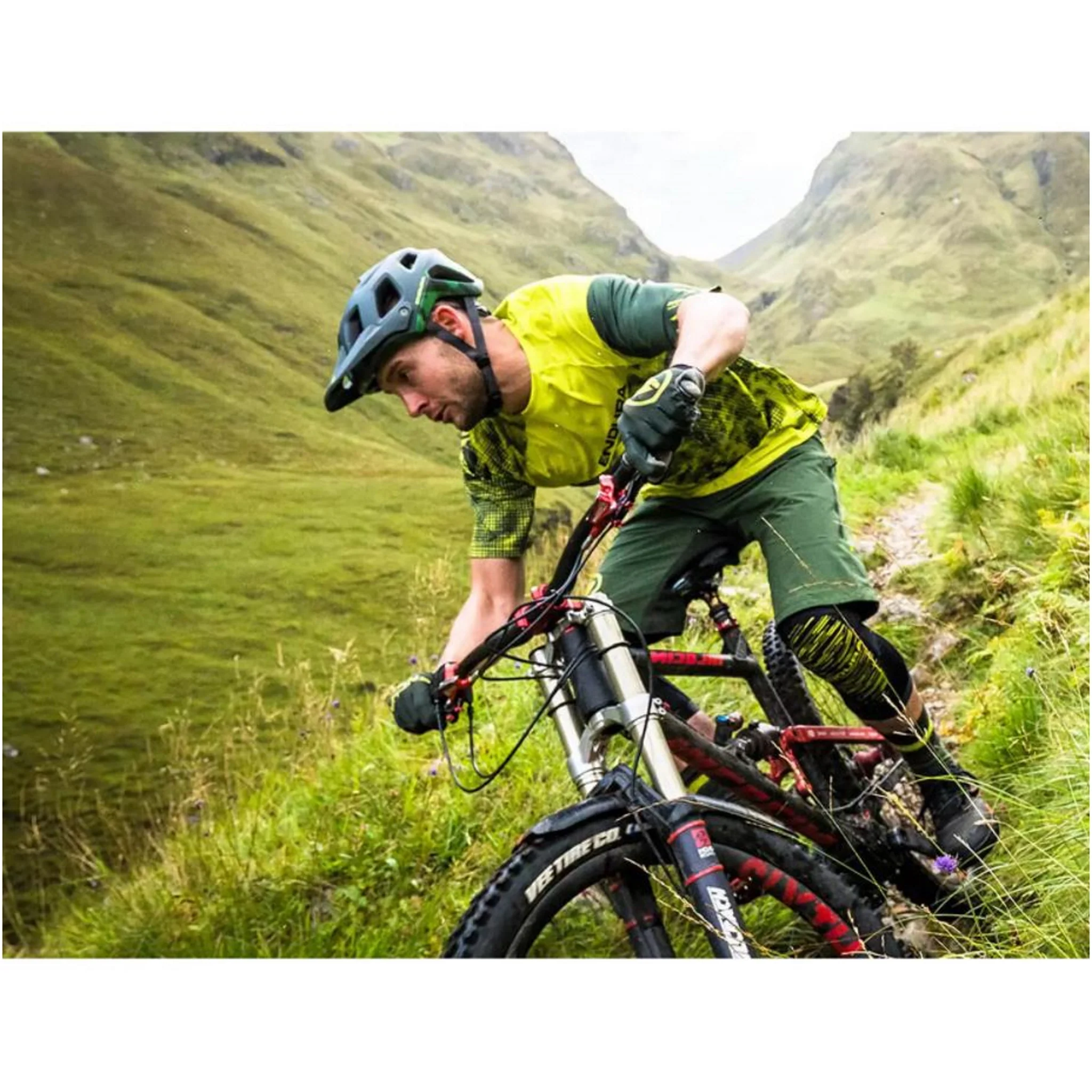 Endura Hummvee Lite Icon Glove Tangerine - Image 2