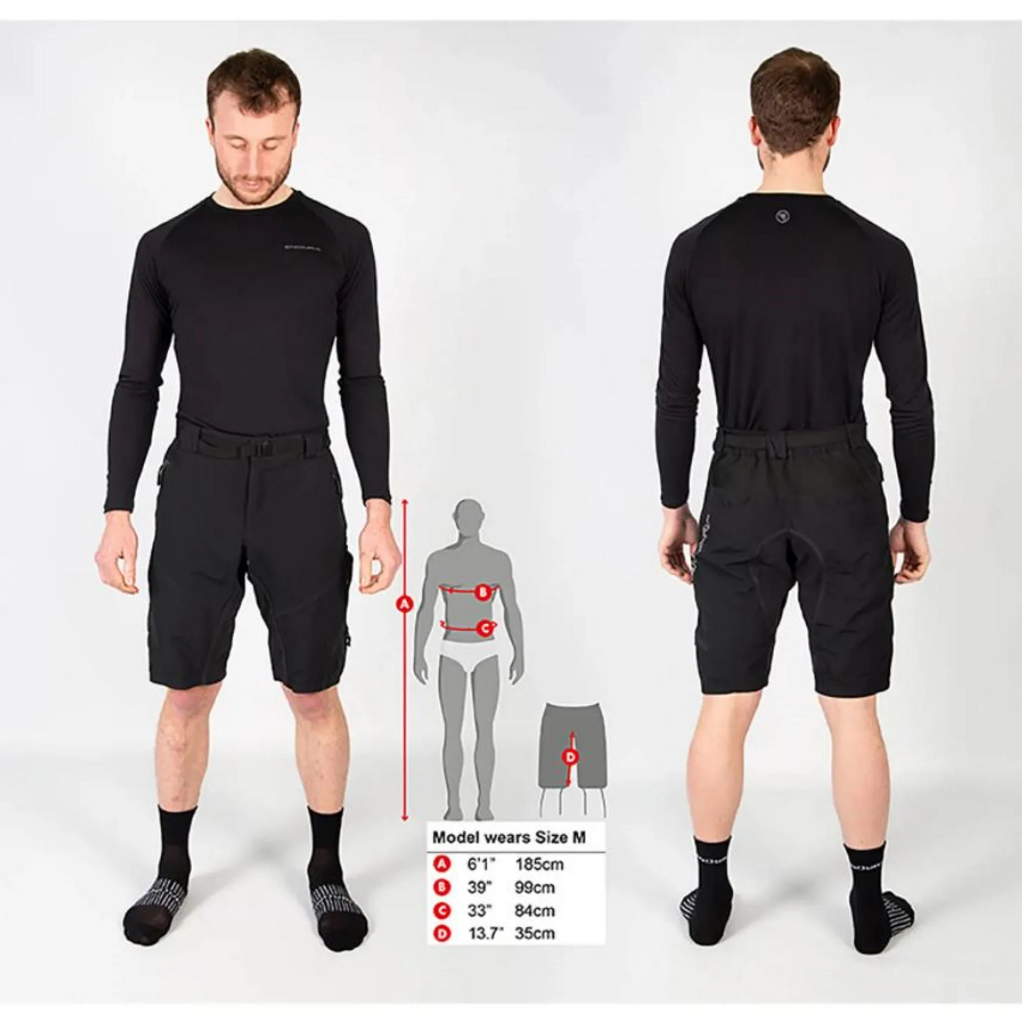 Endura Hummvee Short II with liner Olive Green - Image 5