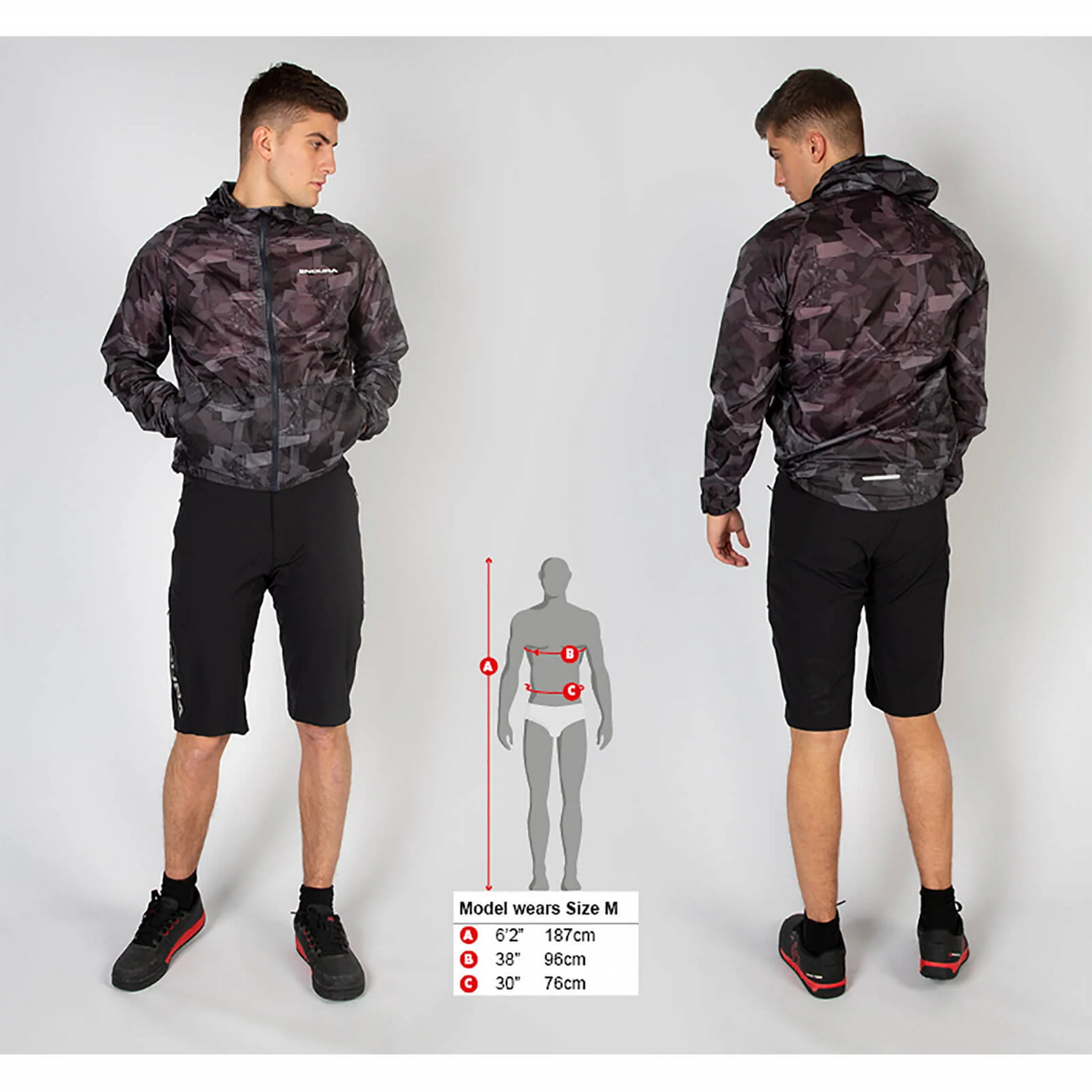 Endura Jacket SingleTrack DuraJak Grey Camo - Image 6