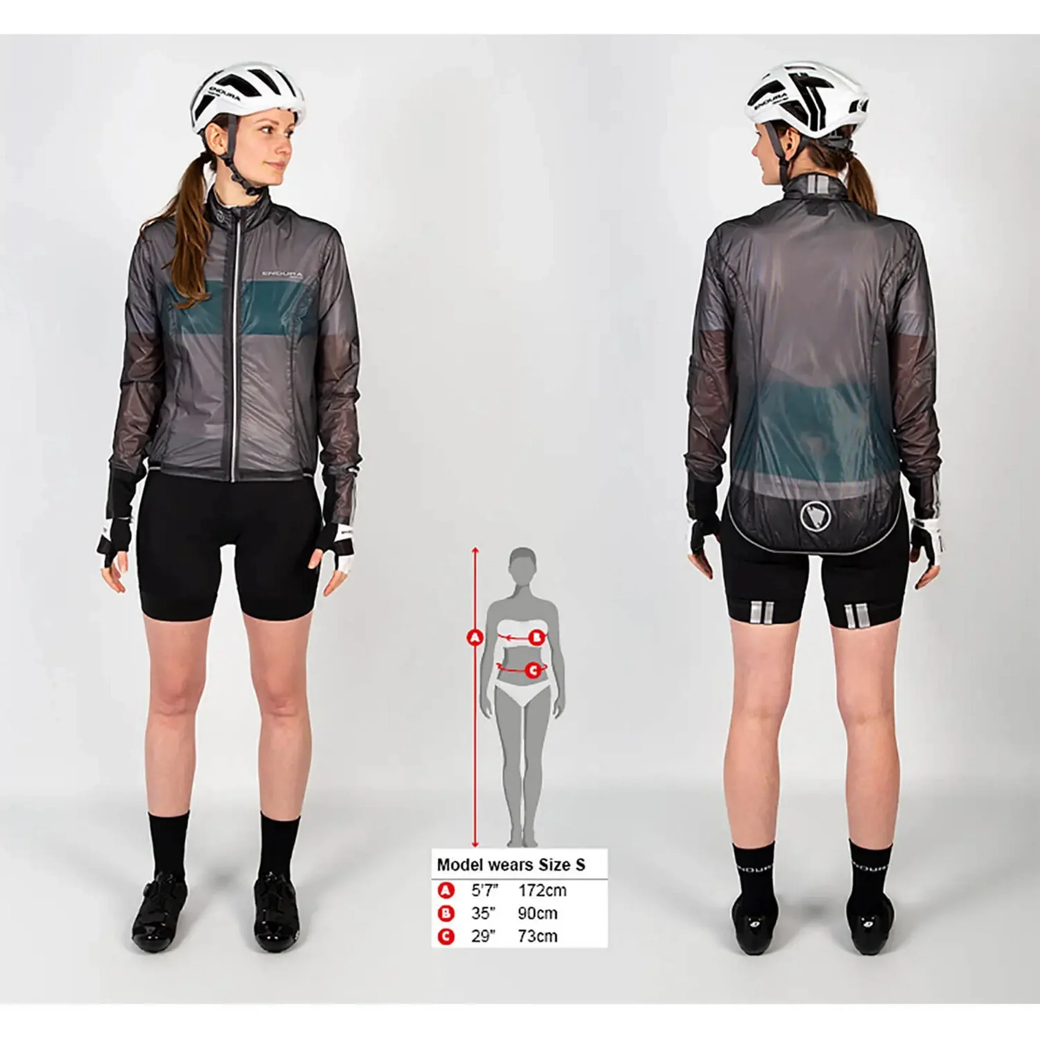 Endura Women’s FS260-Pro Adrenaline Race Cape II Hi Vis Yellow - Image 3