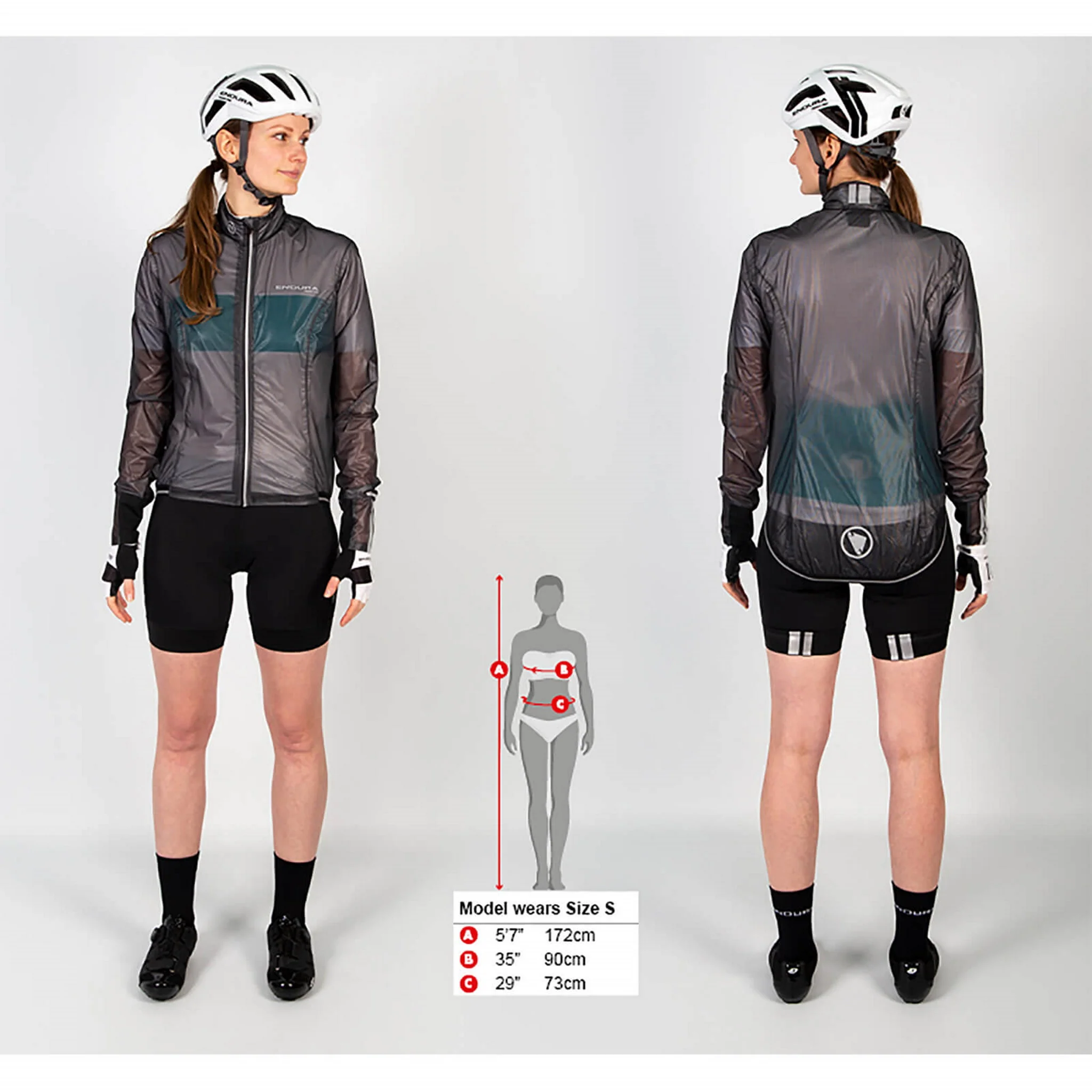 Endura Women's FS260-Pro Adrenaline Race Cape II White - Image 4