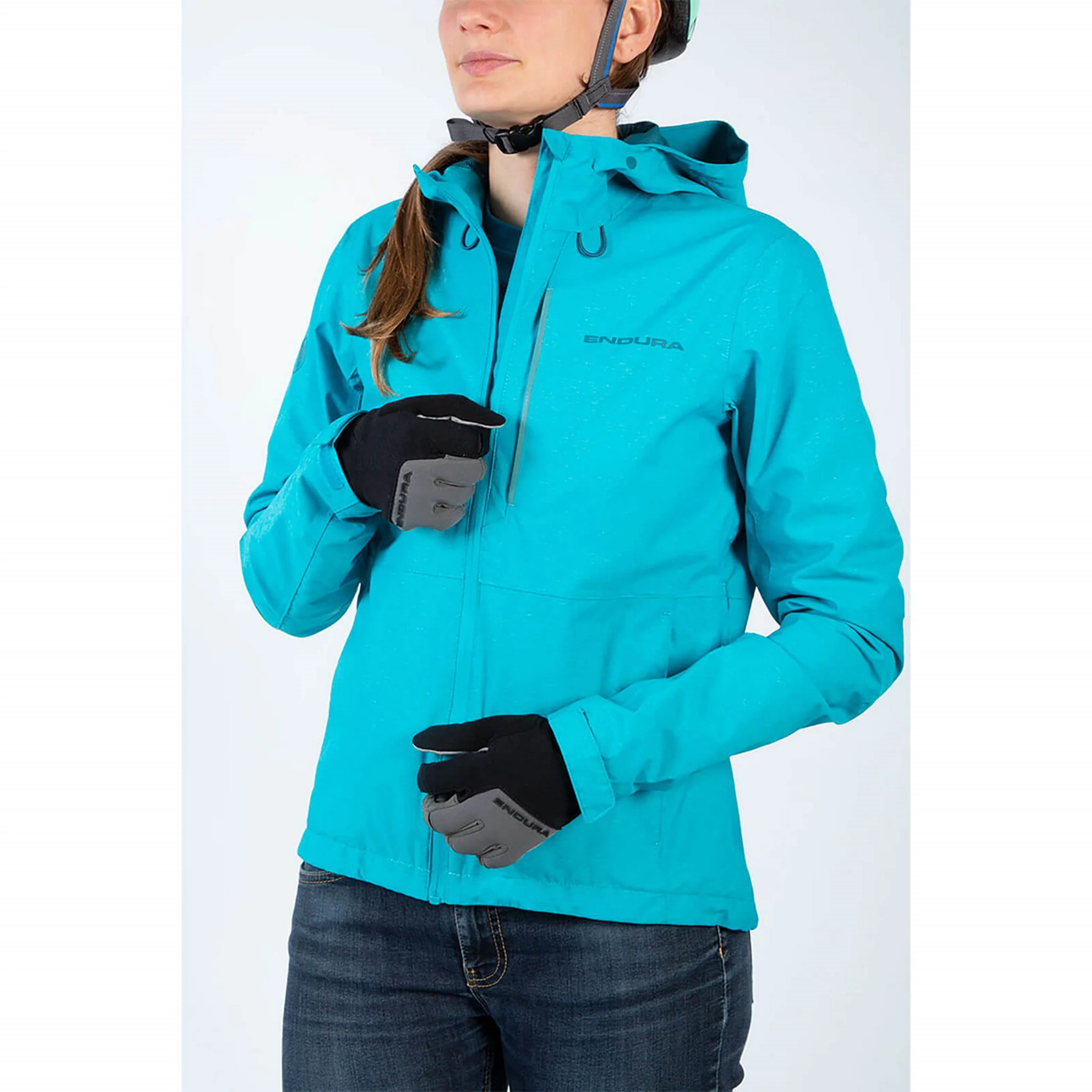 Endura Women's Hummvee Waterproof Hooded Jacket Black - Image 5