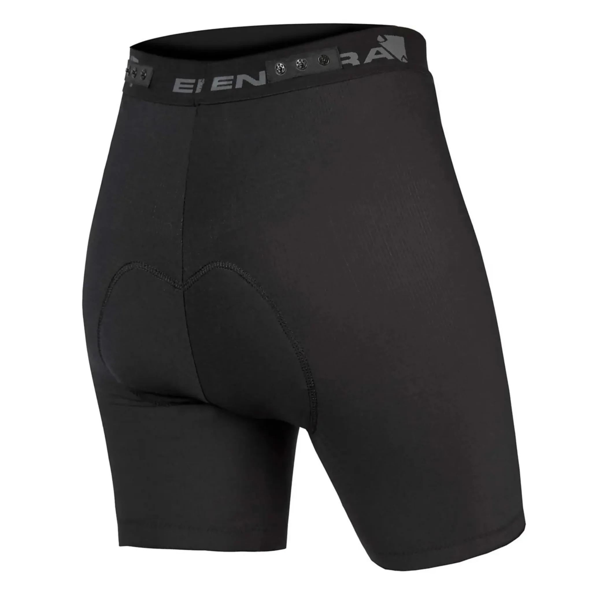 Endura Womens Padded Clickfast Liner Black - Image 2