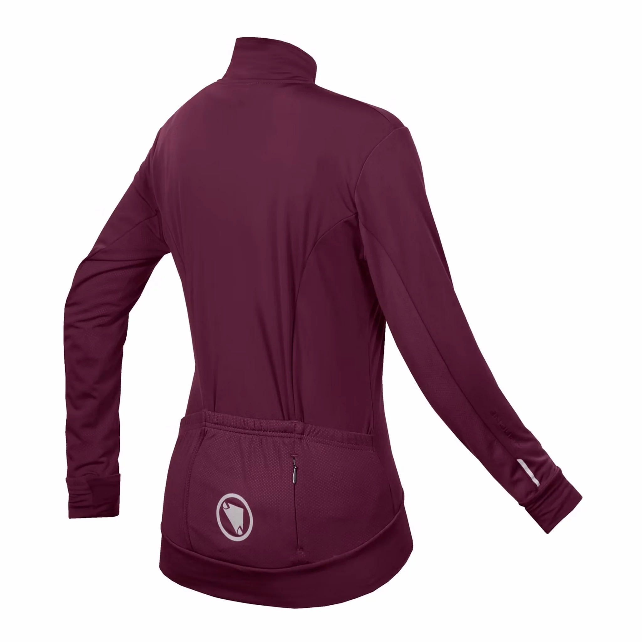 Endura Women's Xtract Roubaix Long Sleeve Jersey Aubergine - Image 2