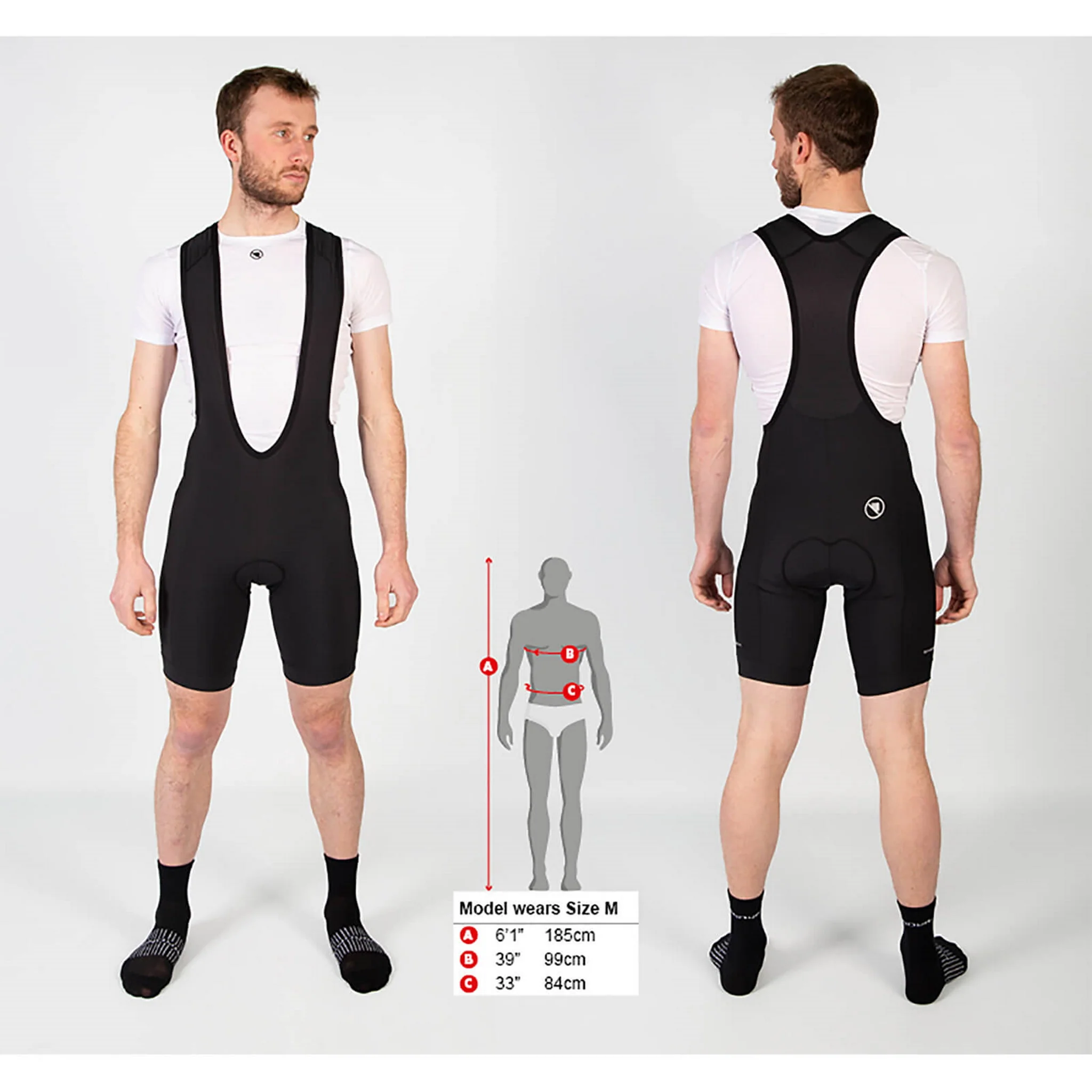 Endura Xtract Bibshort II Black - Image 3