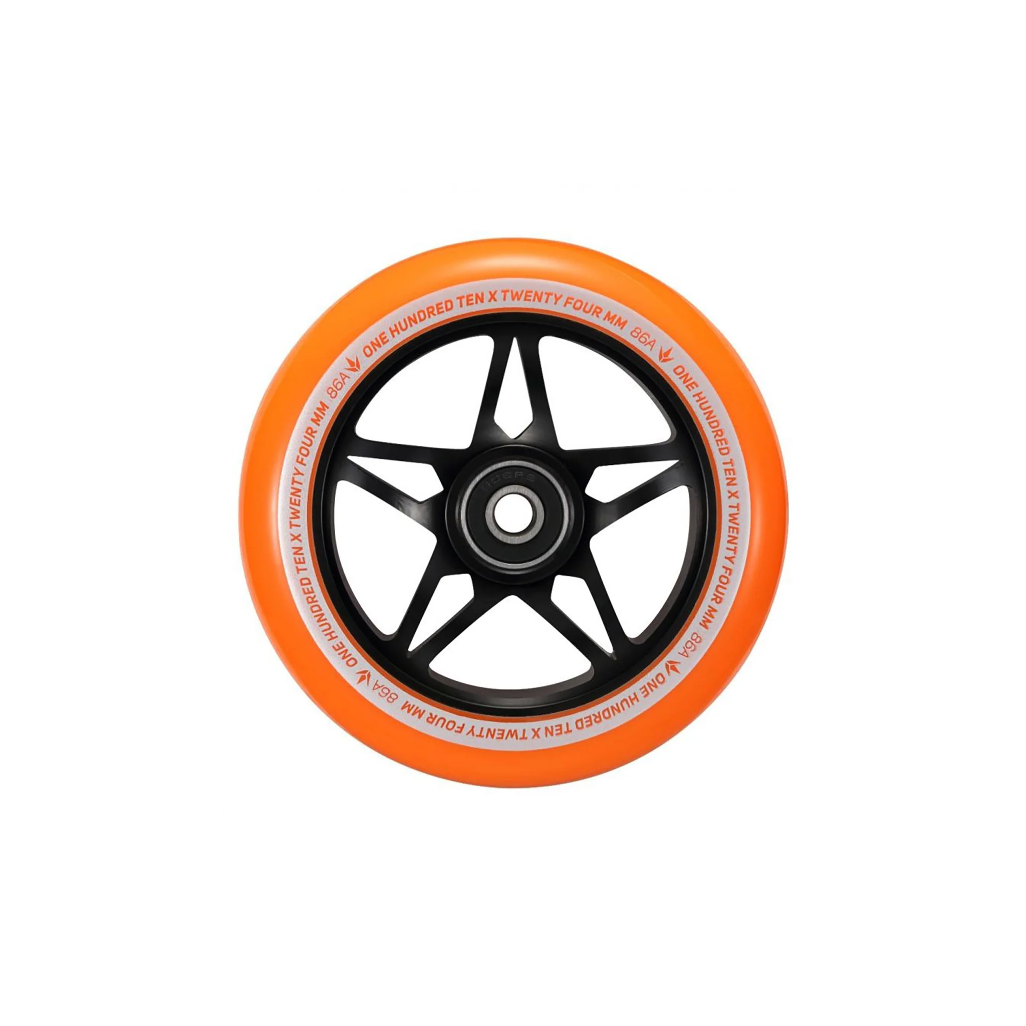 Envy S3 Wheel Black/Orange 110mm