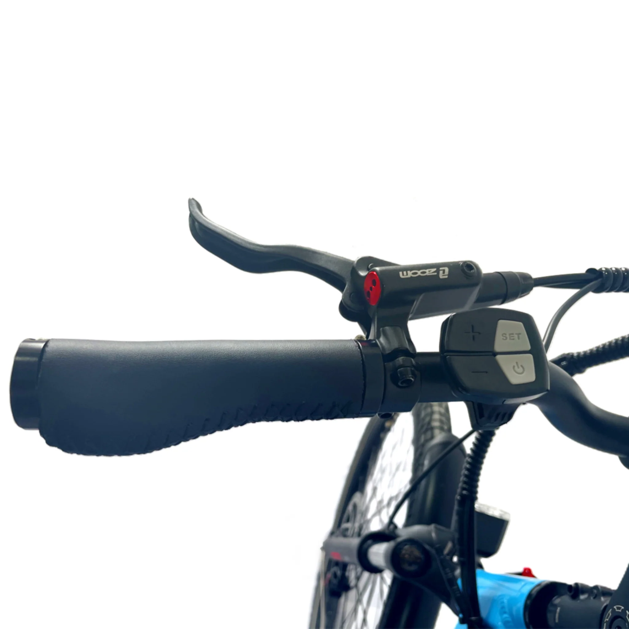 E-Trax MTS ST Electric Bike 672wh Battery Light Blue - Image 4