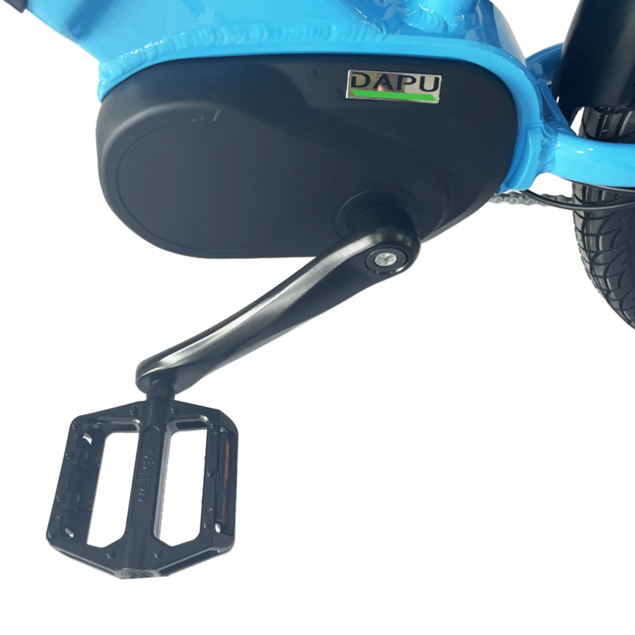 E-Trax MTS ST Electric Bike 672wh Battery Light Blue - Image 5