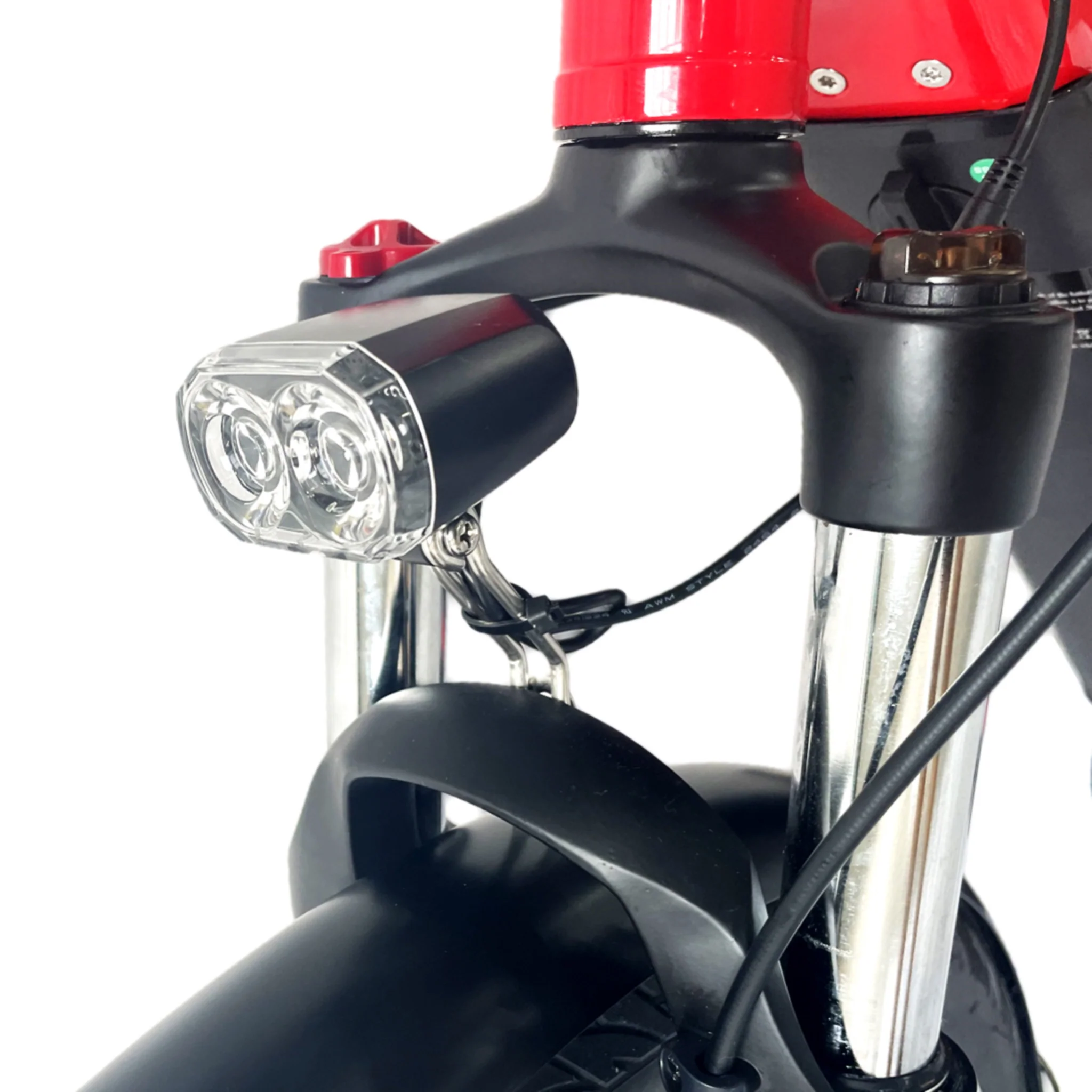 E-Trax MTS ST Electric Bike 672wh Battery Red - Image 3