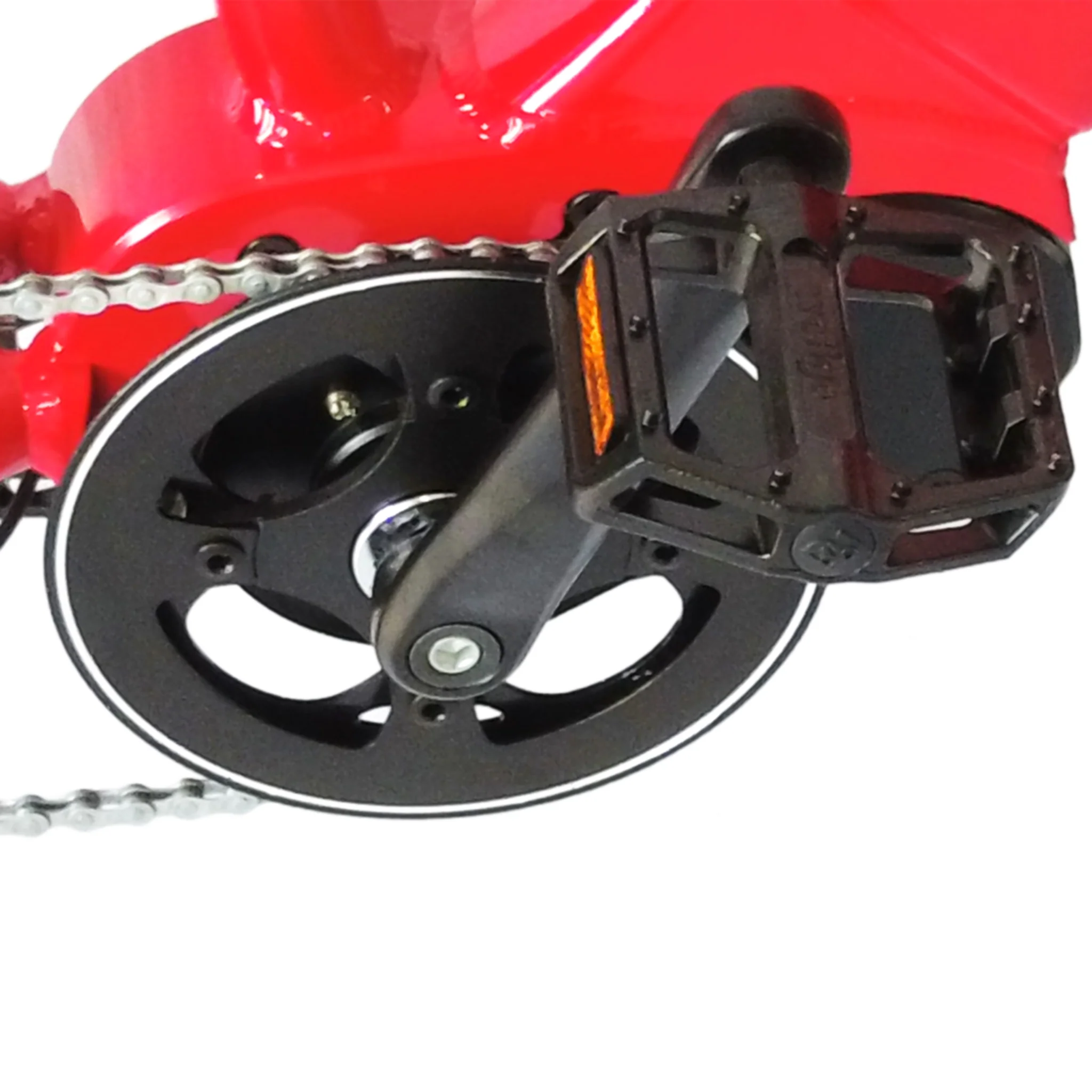 E-Trax MTS ST Electric Bike 672wh Battery Red - Image 4