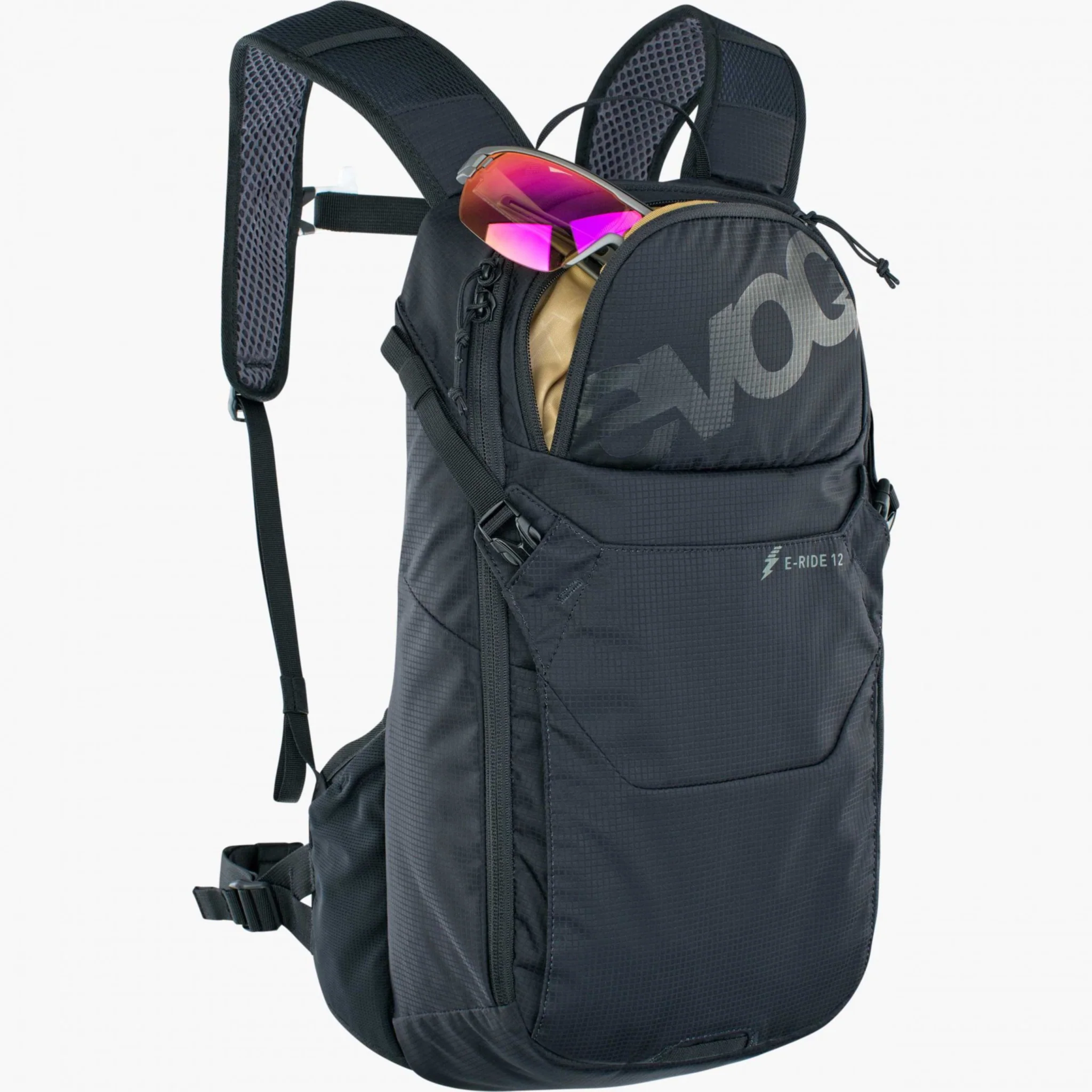 Evoc E-Ride Electric Bike Backpack 12L Black - Image 6