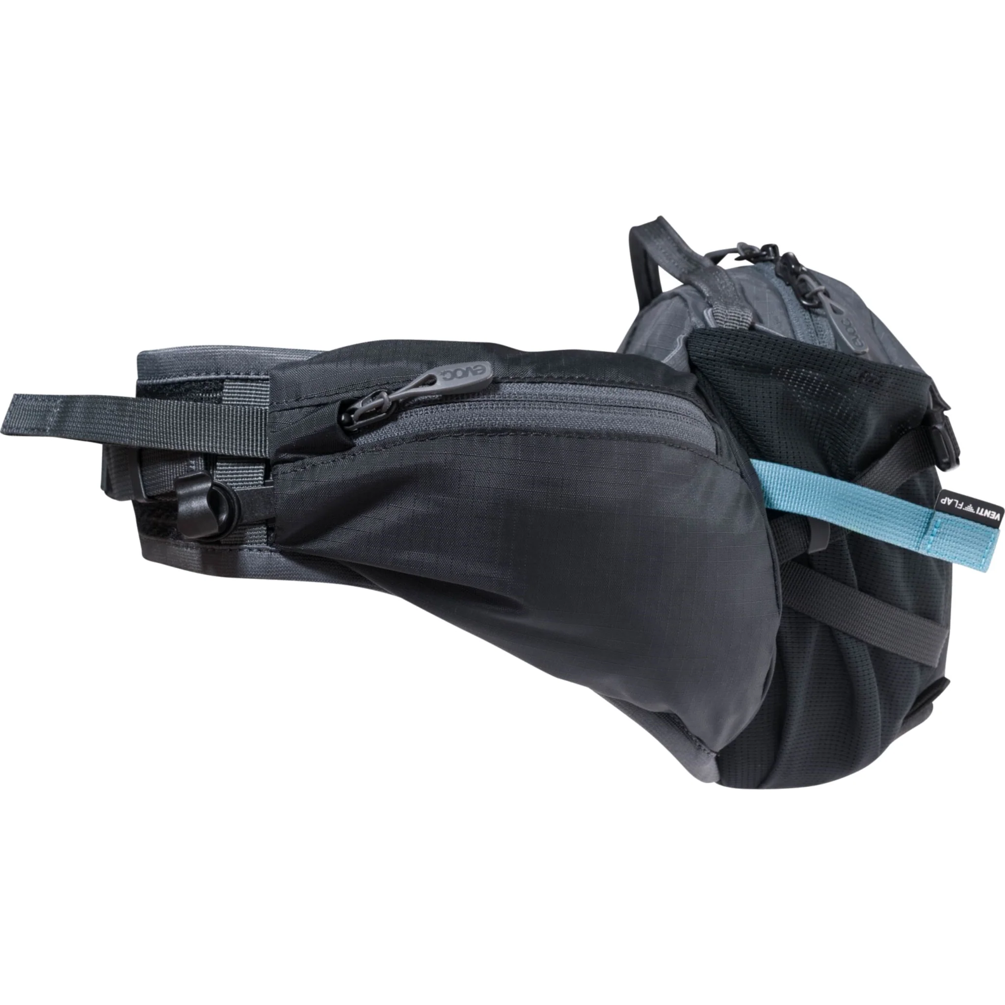 Evoc Hip Pack Pro 3L with 1.5L Bladder Black/Carbon/Grey - Image 5