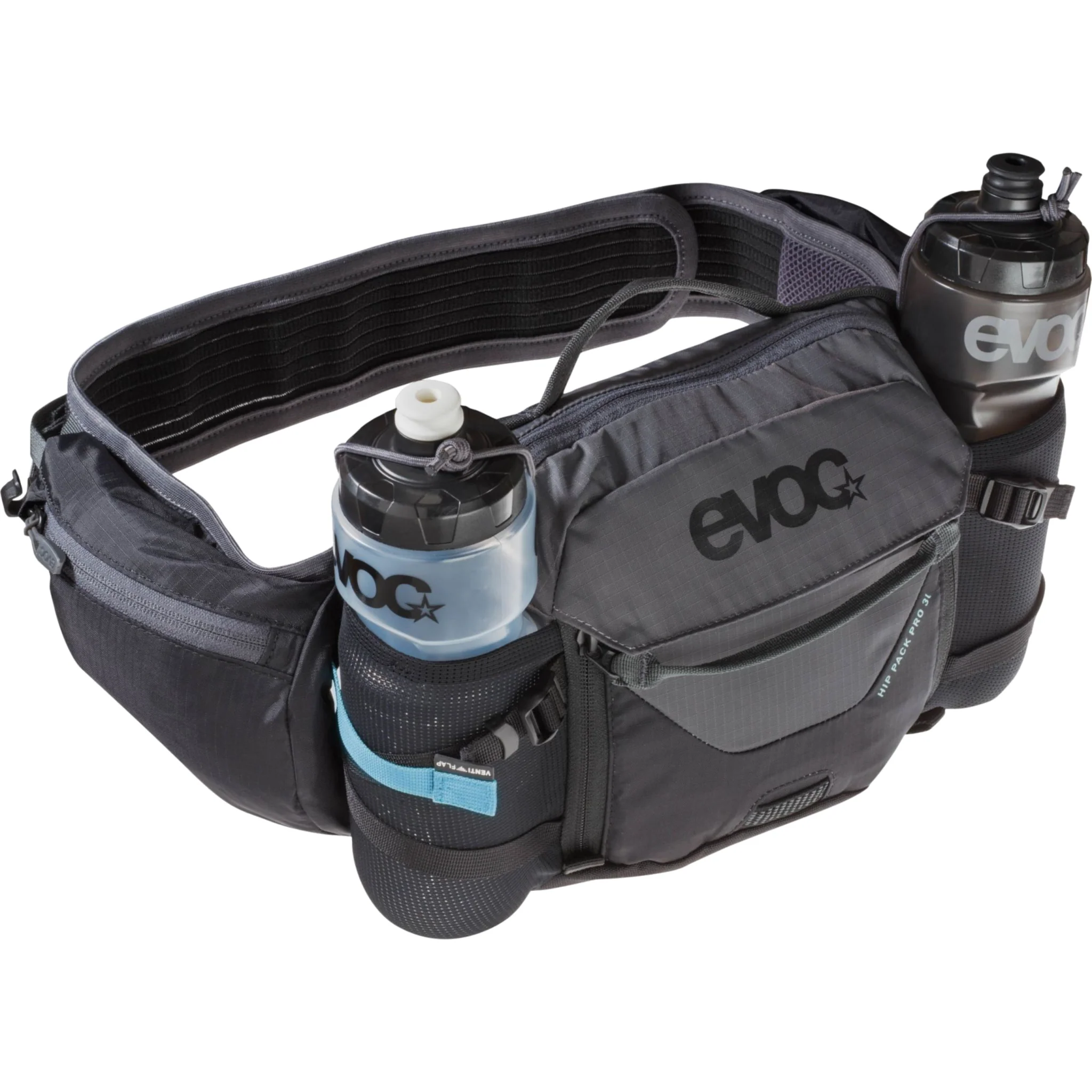 Evoc Hip Pack Pro 3L with 1.5L Bladder Black/Carbon/Grey - Image 6