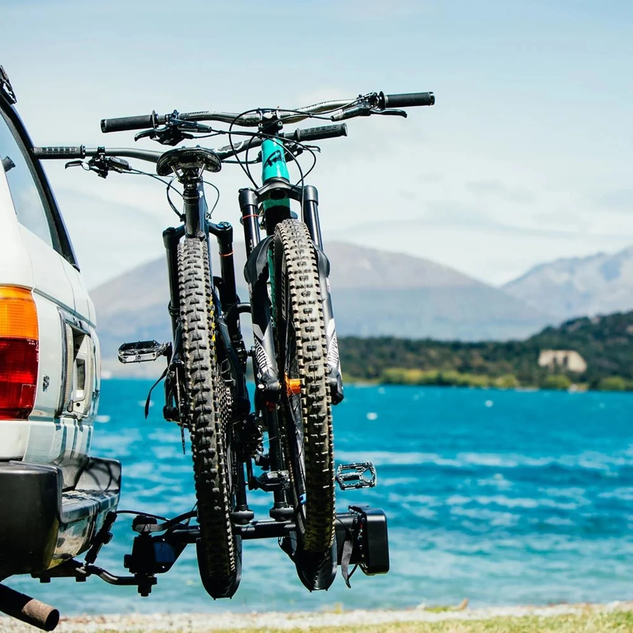 Ezi-Grip Enduro 2 Towball Platform Rack 2 Bike with Lightboard - Image 2