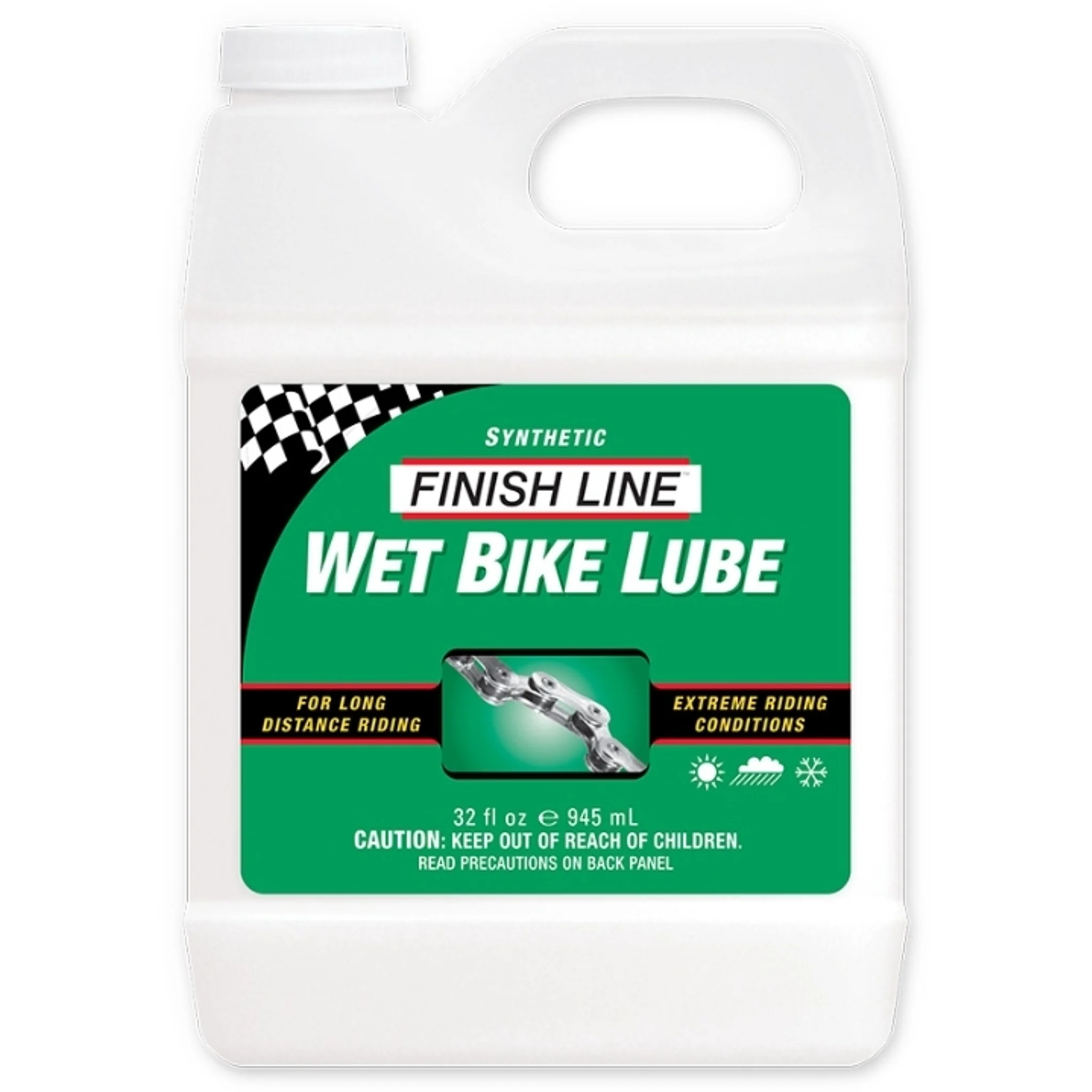 Finish Line Wet Lube 960ml Screw Top Bottle - Image 2