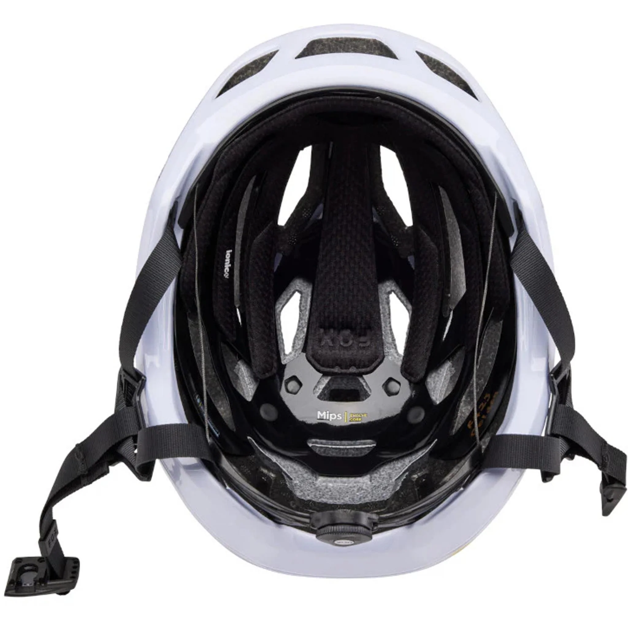 FOX Crossframe Pro Solids MIPS MTB Helmet White - Image 3