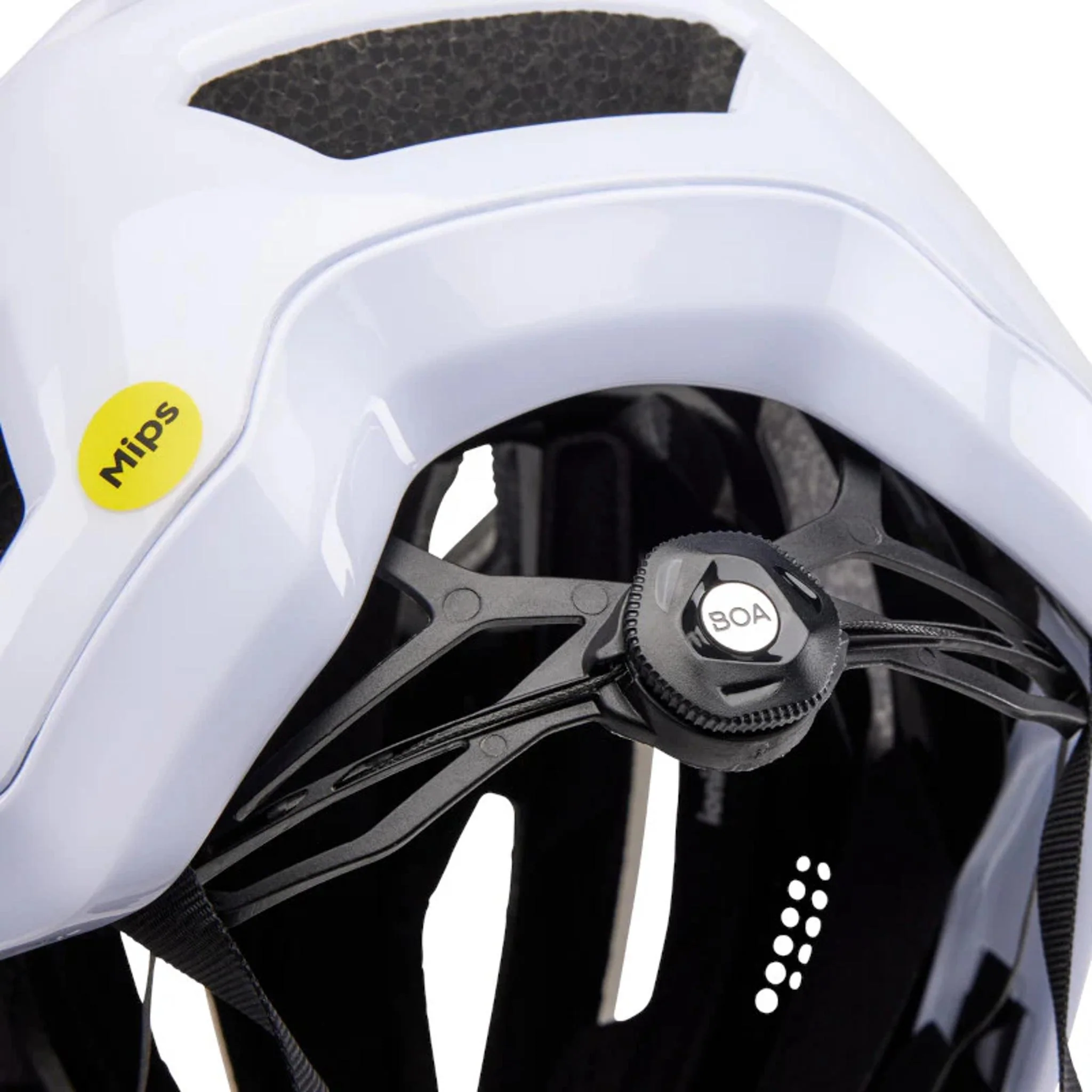 FOX Crossframe Pro Solids MIPS MTB Helmet White - Image 8