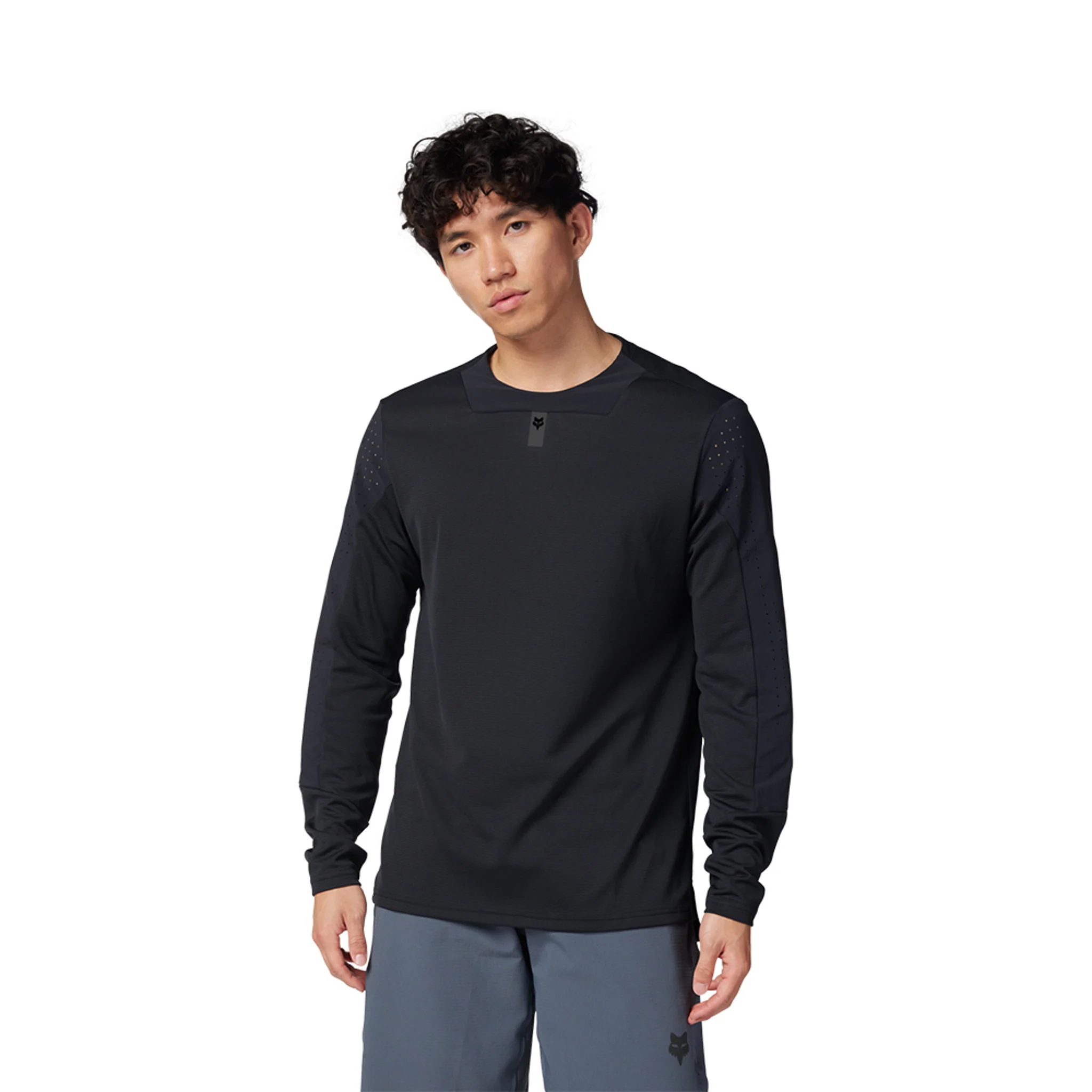 Fox Defend Long Sleeve Jersey Black - Image 2