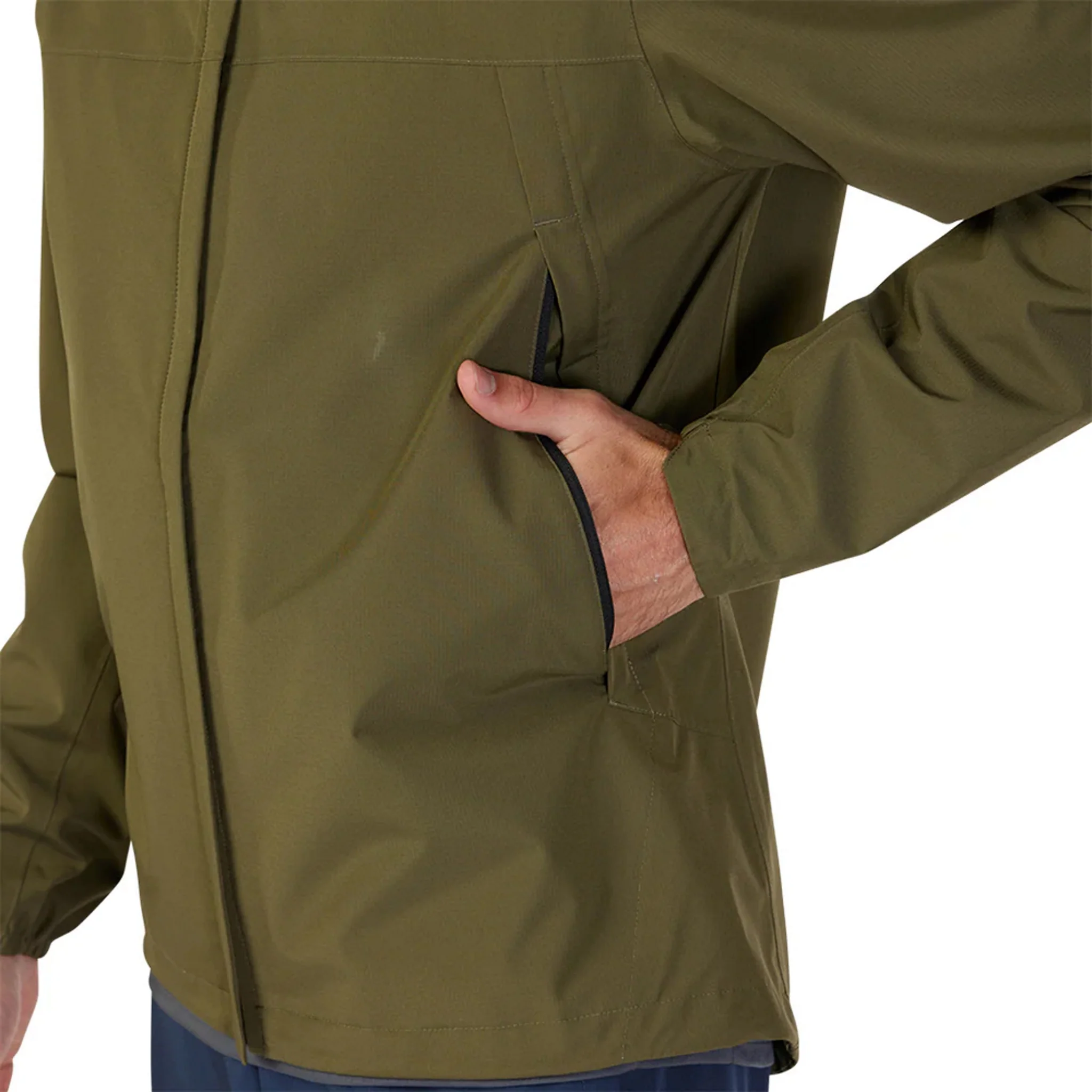 Fox Ranger 2.5L Waterproof MTB Jacket Olive Green - Image 6